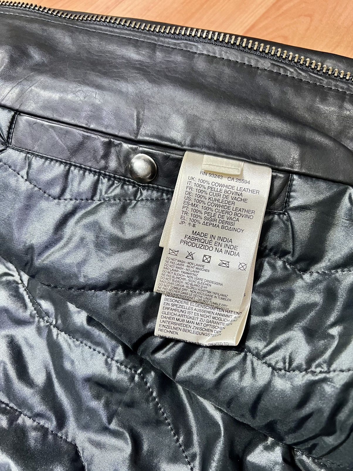 Diesel Black Gold Diesel BLACKGOLD leather jacket Size US M / EU 48-50 / 2 - 6 Thumbnail