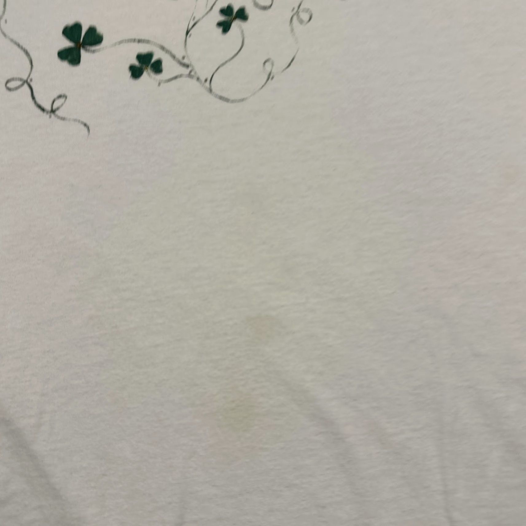 Vintage VINTAGE Screen Stars Best Shirt Mens Large White Shamrock Clover Graphic 90s USA Size US L / EU 52-54 / 3 - 7 Thumbnail