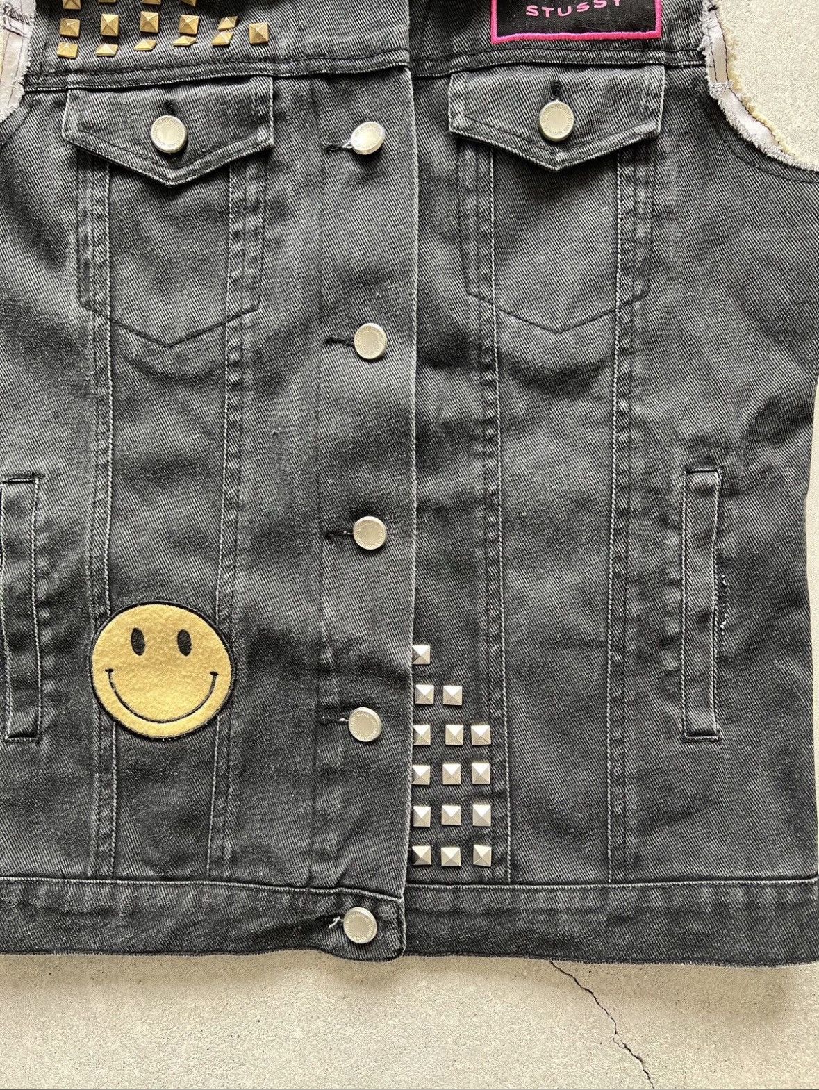 Stussy Vintage Stussy Patch Vest Size S / US 4 / IT 40 - 4 Thumbnail