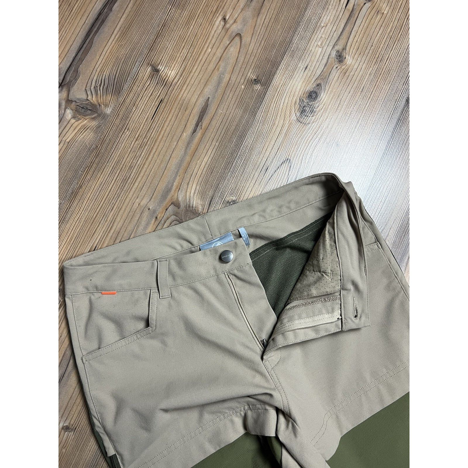 Mammut Mammut Green Beige Stretchy Cargo Hiking Pants Size EU 46 (3 Size US 30 / EU 46 - 12 Thumbnail