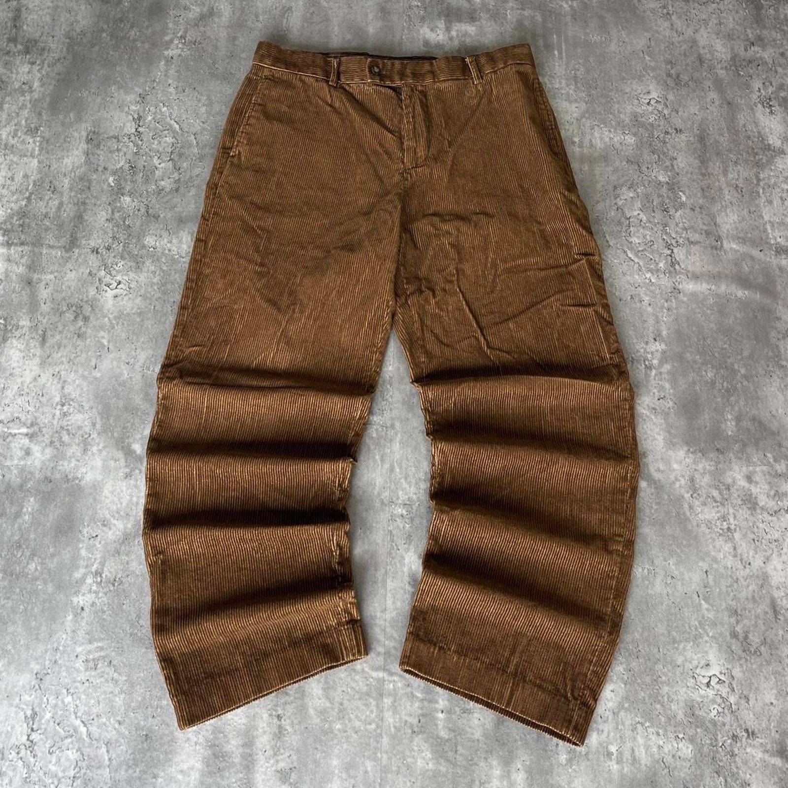 JNCO × Vintage Vintage Y2K Super Baggy Brown Corduroy Casual Skate Pants Size US 36 / EU 52 - 1 Thumbnail