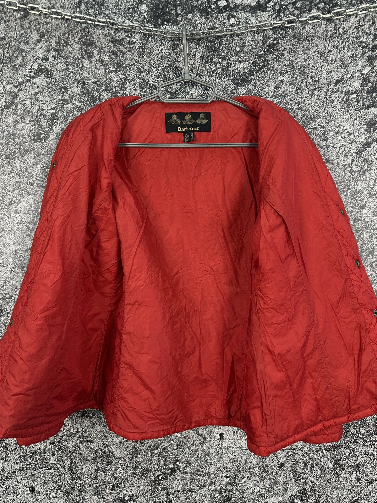 Barbour Barbour Shaped F/Weight Quilt Short Jacket Red Size 12 Size M / US 6-8 / IT 42-44 - 5 Thumbnail
