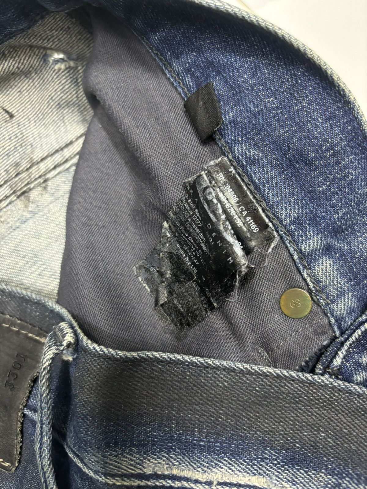 G-Star G-Star Raw Waxed Distressed Denim Rick Owen’s Style Size US 32 / EU 48 - 11 Thumbnail