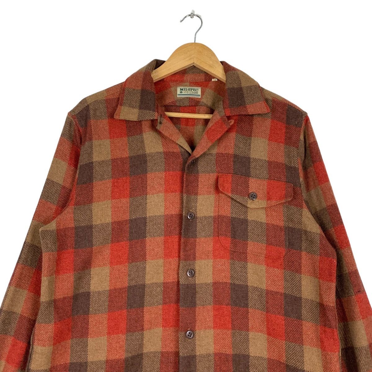 Flannel MIL-SPEC Boston Nine Tartan Single Pocket Flannel #1167-C53 Size US L / EU 52-54 / 3 - 2 Thumbnail
