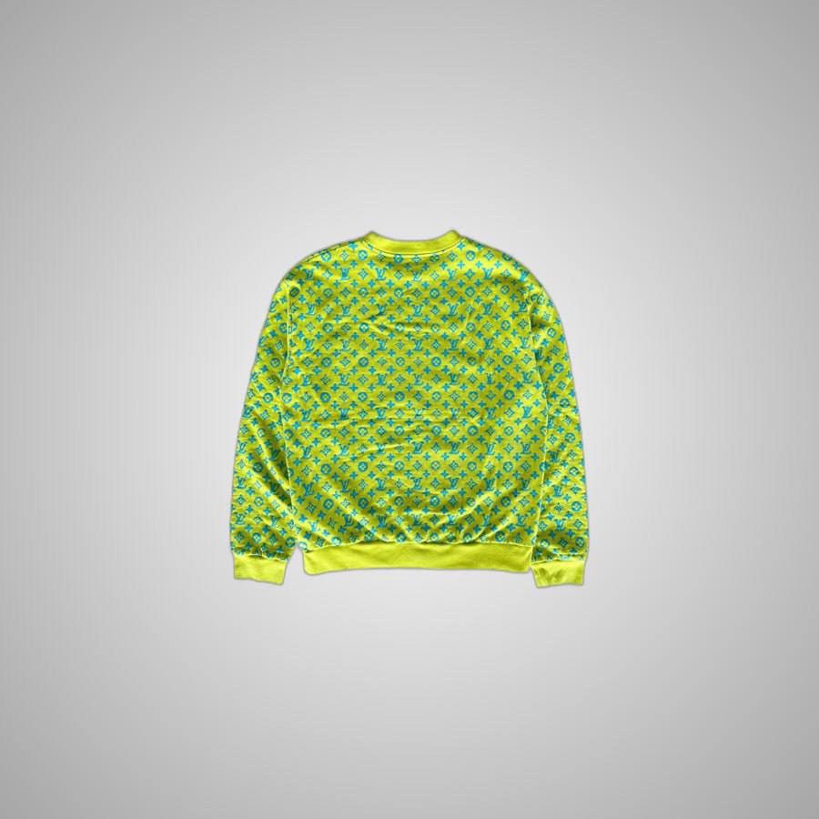 Louis Vuitton LOUIS VUITTON YELLOW & BLUE MONOGRAM SWEATER Size US L / EU 52-54 / 3 - 2 Thumbnail