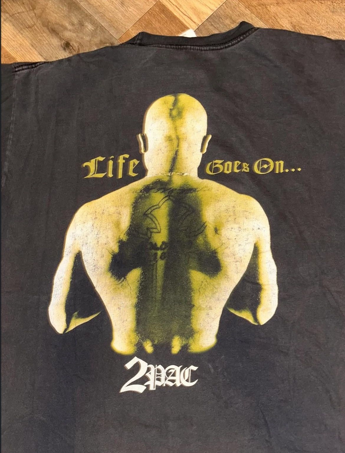 Rap Tees Vintage 1998 Rap Tee Tupac Life Goes On 2pac Shirt Size US L / EU 52-54 / 3 - 2 Thumbnail