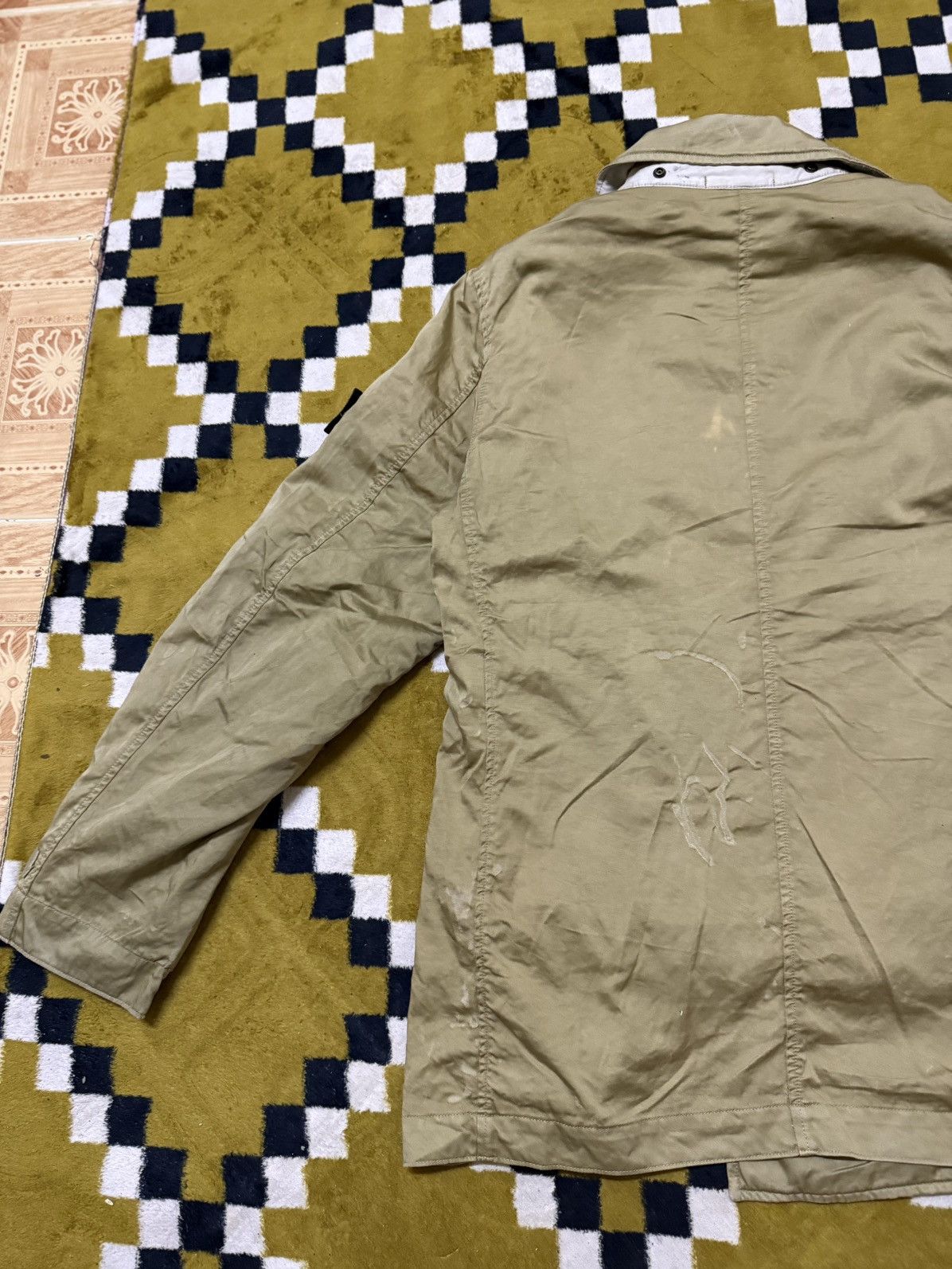 Stone Island 💸Last Drop💸Vintage Archive Stone Island Raso Gommato Size US M / EU 48-50 / 2 - 10 Thumbnail