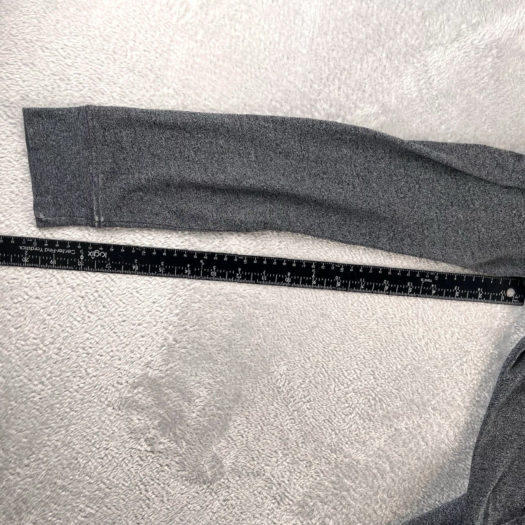 Vintage Made by Johnny Hoodie Womens L Charcoal Gray Full-Zip Activewear, Long Sleeve, Gym & Training, Casual, Travel, Regular Size Size L / US 10 / IT 46 - 6 Thumbnail