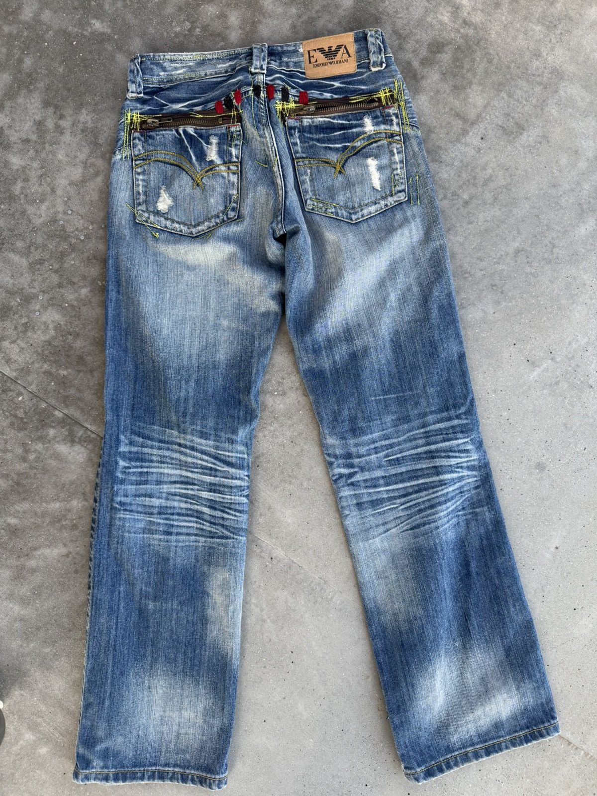 Giorgio Armani Rare Giorgio Armani Project Vintage Jeans luxury rare find Size US 29 - 6 Thumbnail