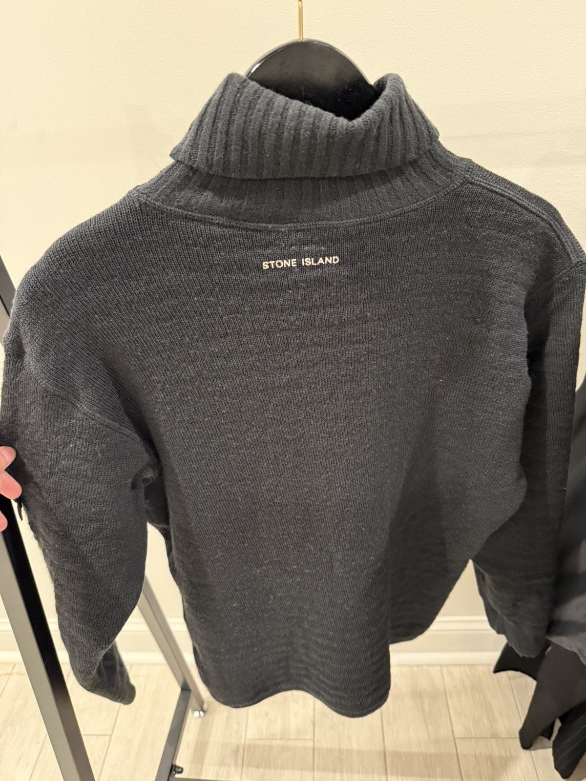 Stone Island Stone Island Wool Turtleneck Sweater Size US XL / EU 56 / 4 - 3 Thumbnail