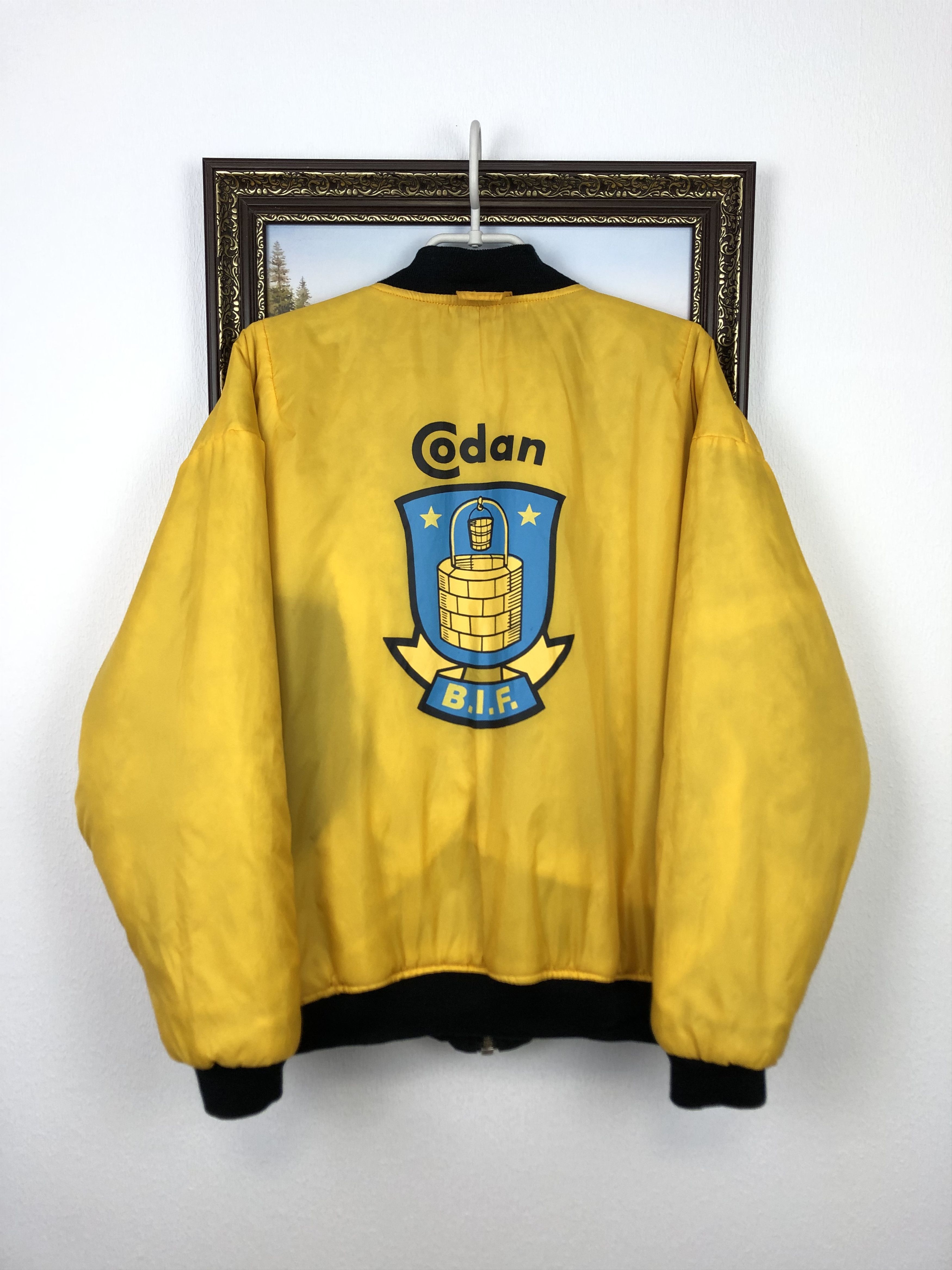Reebok Vintage Reebok Brondby Football Reversible Jacket Bomber Size US M / EU 48-50 / 2 - 15 Thumbnail