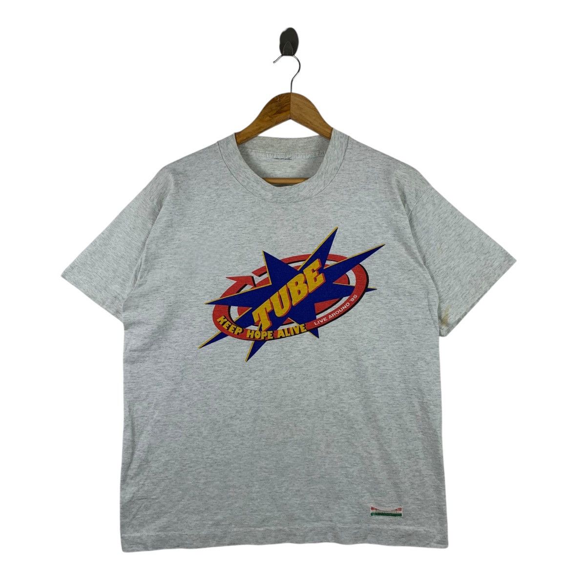 Vintage Vintage TUBE Keep Hope Alive Live 1995 Big Logo T-Shirt Size US M / EU 48-50 / 2 - 1 Thumbnail