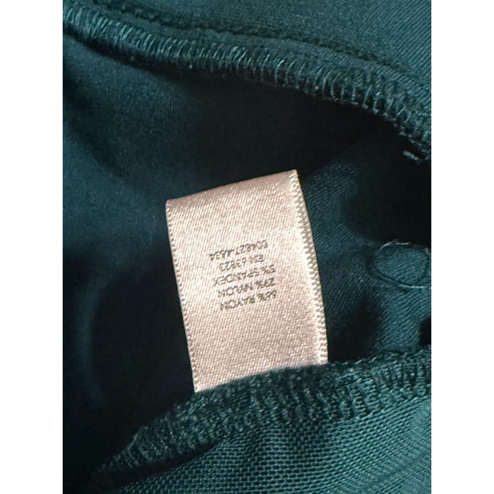Vintage Christopher Banks Pants Women's Medium Green Pull On Pants Signature Slimming Size 32" / US 10 / IT 46 - 5 Thumbnail
