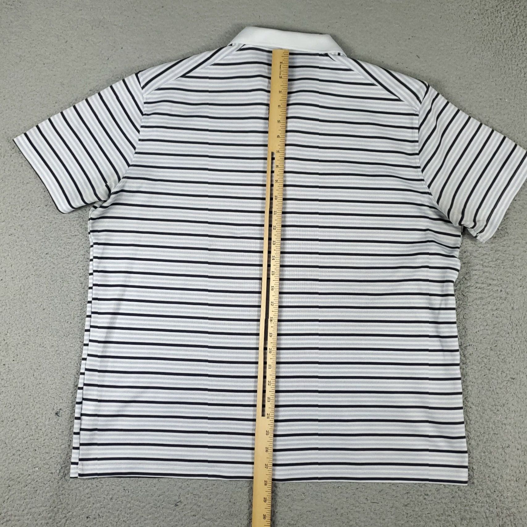 Nike Nike Polo Shirt Mens XL Blue Striped Dri-Fit Golf Casual Short Sleeve Polo Shirt XL Mens Blue Striped Nike Dri-Fit Golf Casual Short Sleeve Size US XL / EU 56 / 4 - 6 Thumbnail