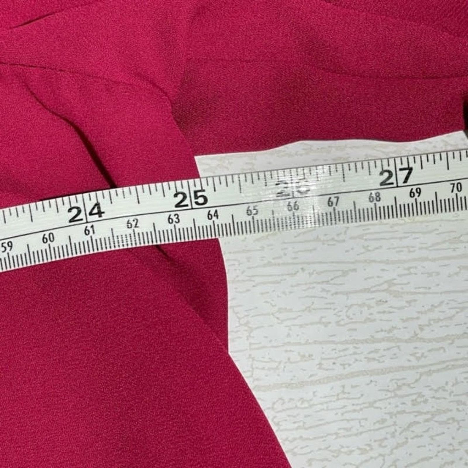Other About A Girl Burgundy V Neck Relaxed Blouse Size 1X Size XXL / US 16-18 / IT 52-54 - 7 Thumbnail