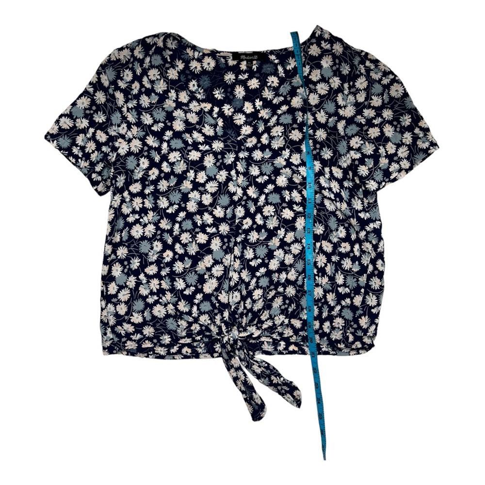 Madewell Madewell l Novel Tie-Front Top in French Floral XS Size XS / US 0-2 / IT 36-38 - 7 Thumbnail