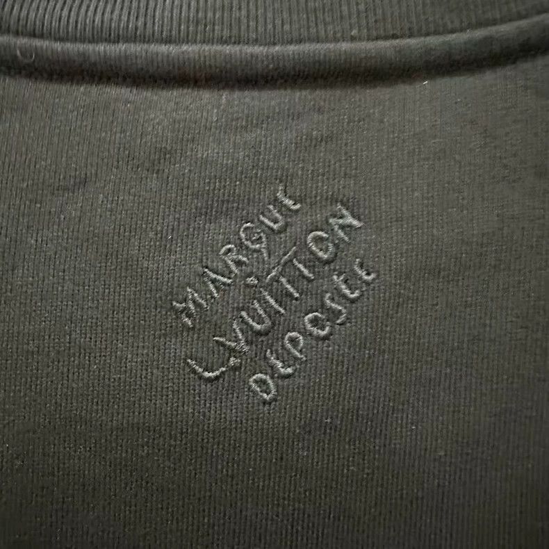 Louis Vuitton Louis Vuitton Black studded letter sweatshirt Size US XXL / EU 58 / 5 - 7 Thumbnail