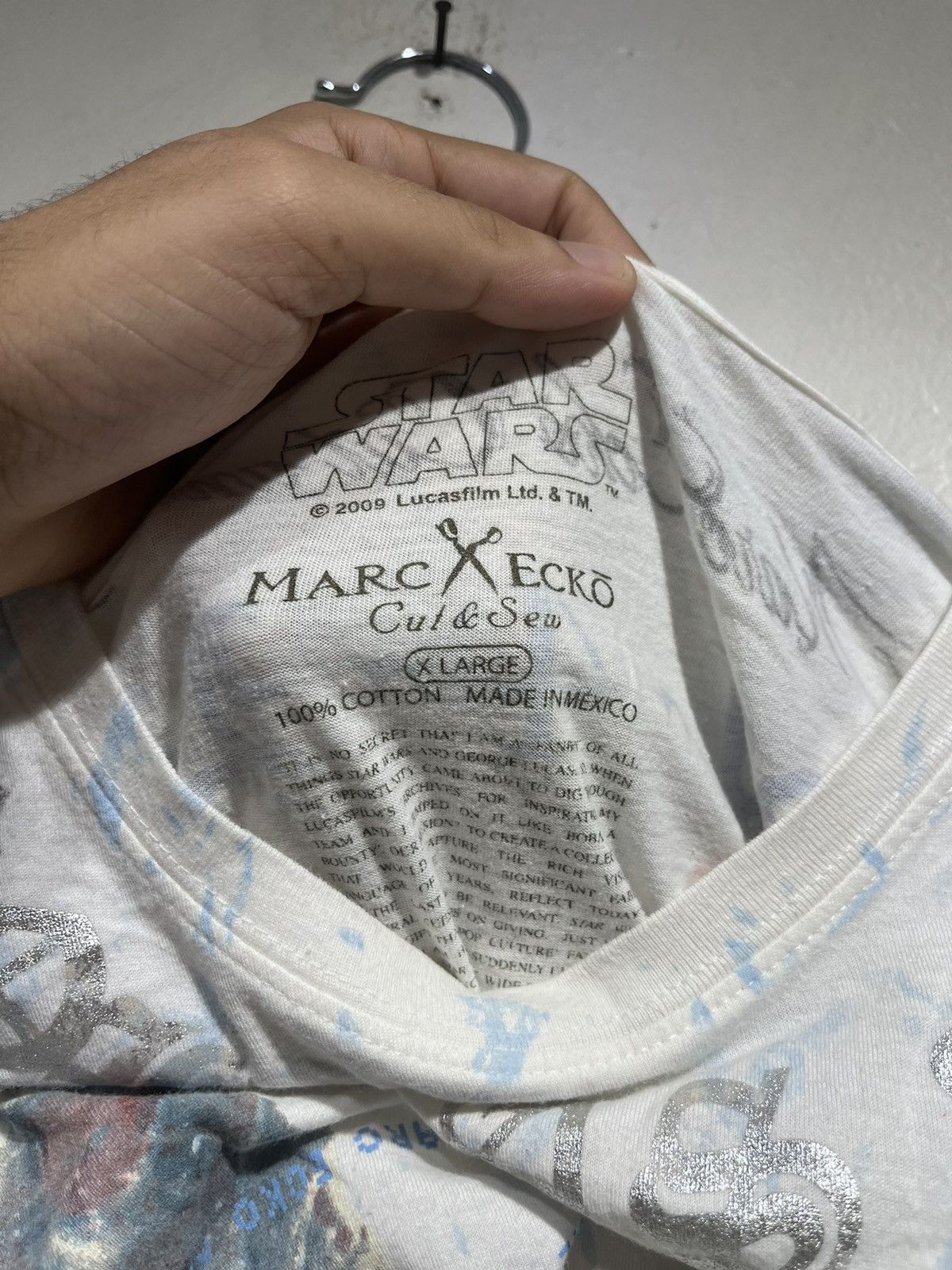 Marc Ecko × Star Wars × Vintage 2009 Max Ecko x Star Wars tee Size US XL / EU 56 / 4 - 2 Thumbnail