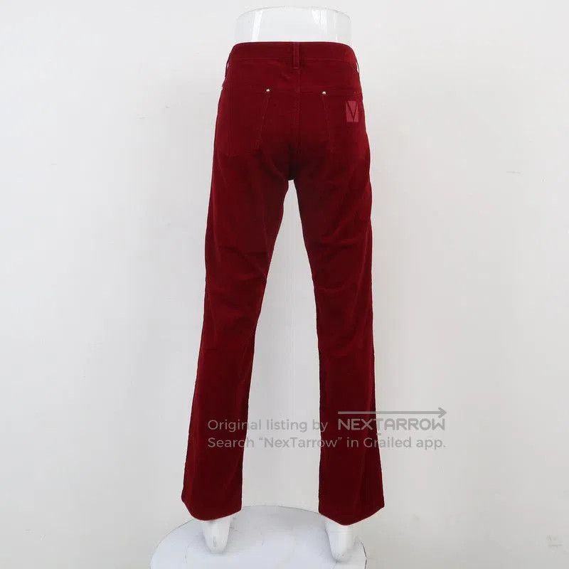 Louis Vuitton Louis Vuitton Cotton Pants in Red. Size US 32 / EU 48 - 2 Thumbnail