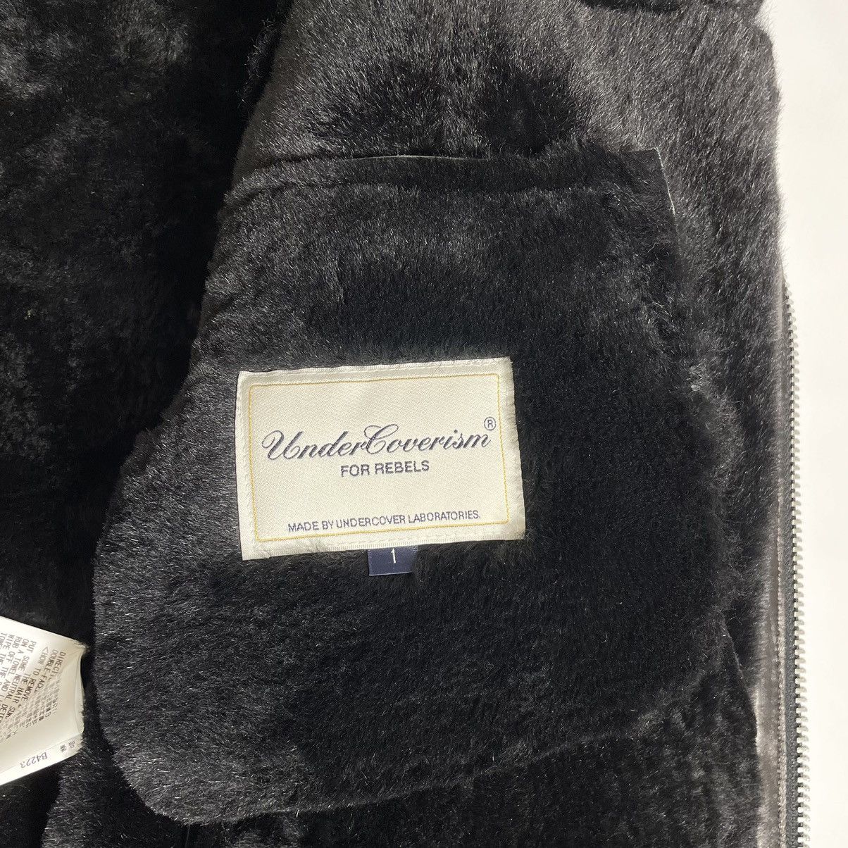 Undercover Black Suede + Shearling Biker Jacket Size US S / EU 44-46 / 1 - 11 Thumbnail