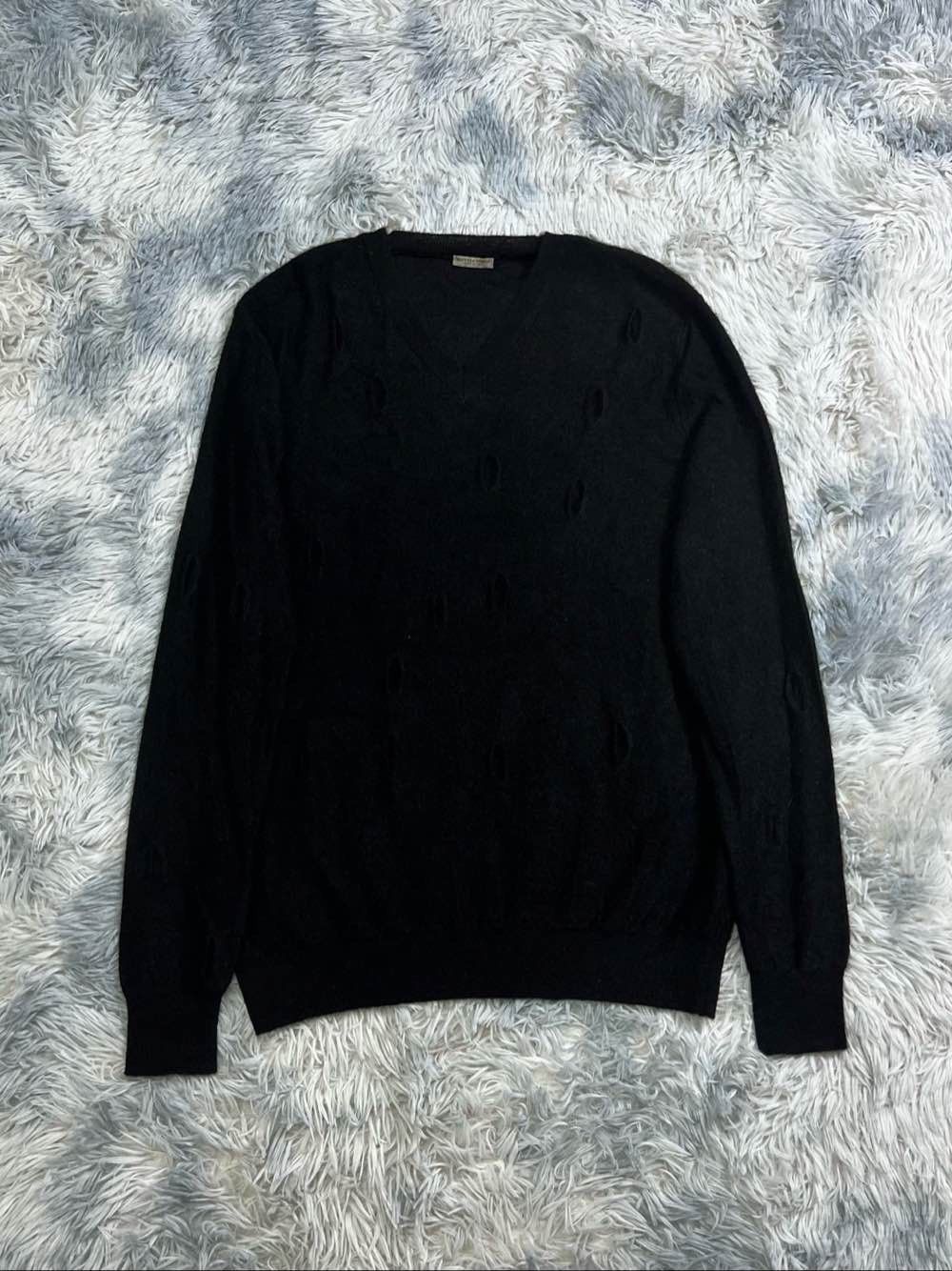 Bottega Veneta Bottega Veneta Distressed Mohair Sweater Size M Size US M / EU 48-50 / 2 - 1 Thumbnail