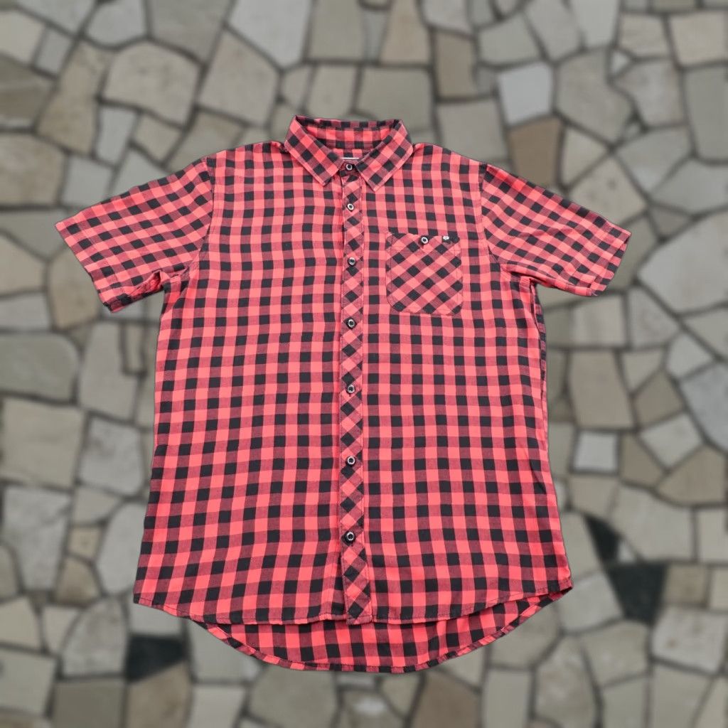Vintage VINTAGE: Fox Shirt Mens M Red Black Plaid Button-Up Flannel Casual Outdoor Size US M / EU 48-50 / 2 - 1 Thumbnail
