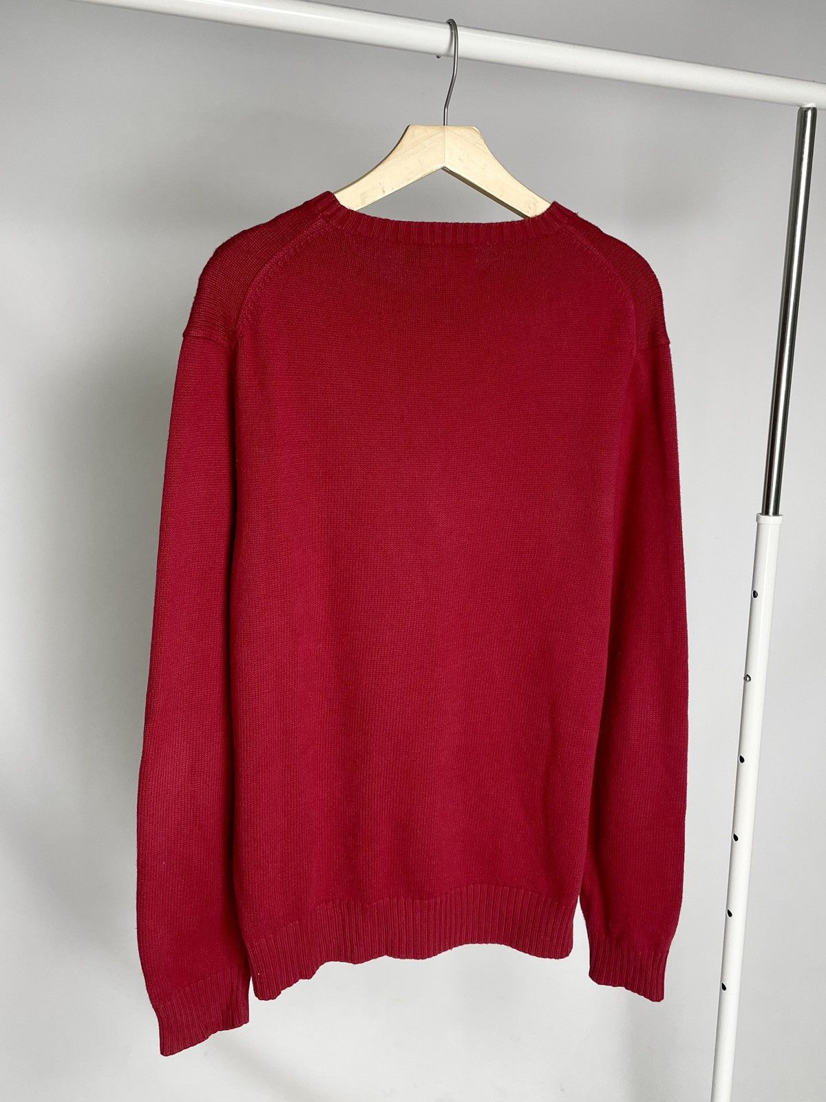 Polo Ralph Lauren Polo by Ralph Lauren ( Size M ) Vintage Red Knit Sweater Size US L / EU 52-54 / 3 - 11 Thumbnail