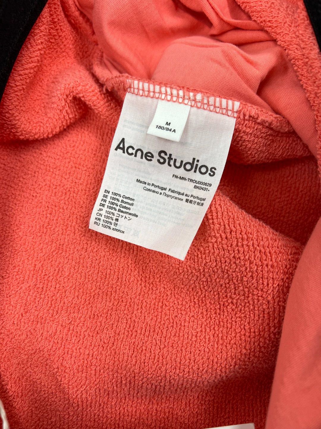 Acne Studios Acne Studios Watermelon Red Cotton Casual Pants Size 23" - 7 Thumbnail