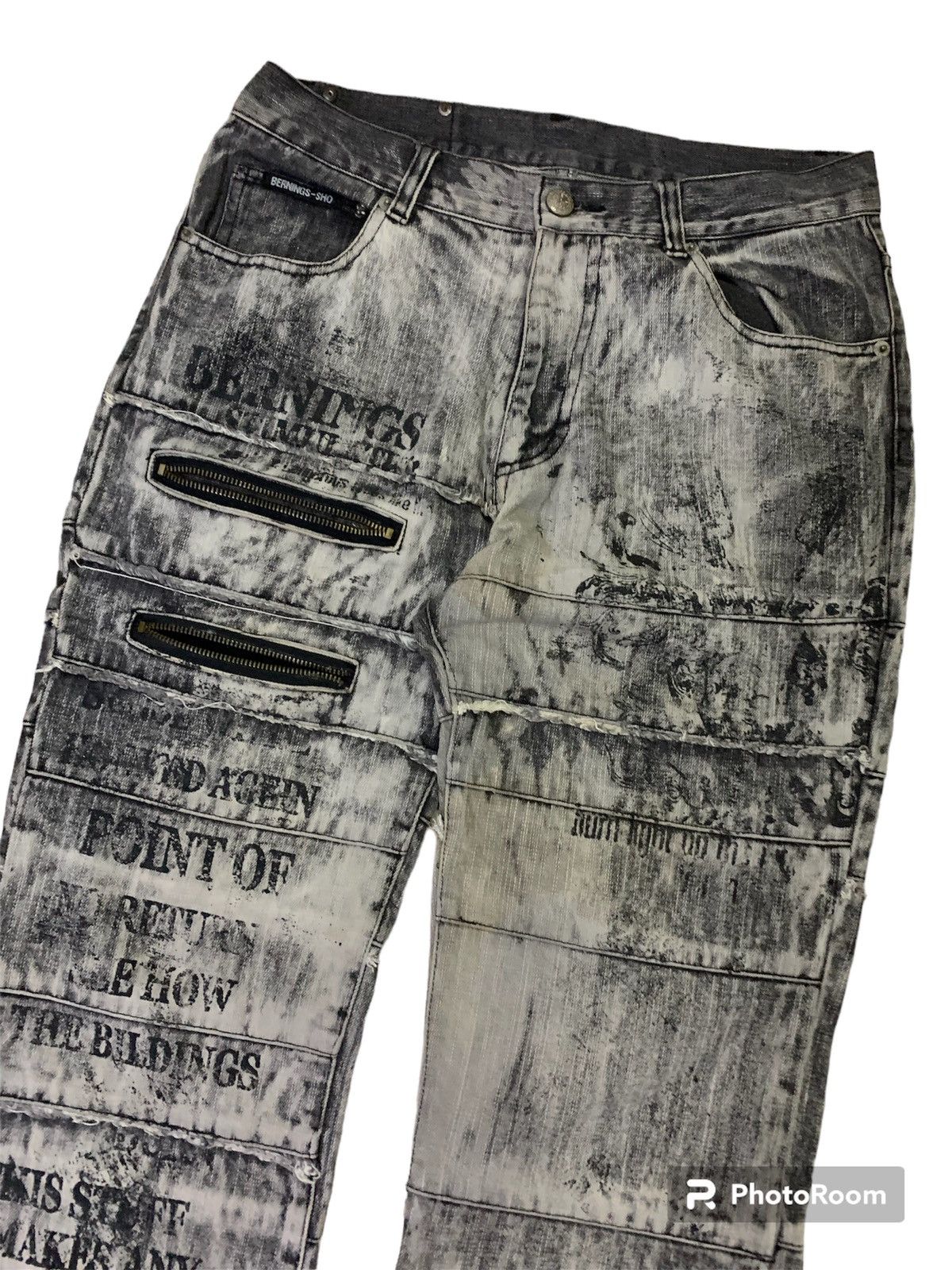 Hysteric Glamour 💥Final💥Avant Garde Bernings Sho Art Hagi Denim Size US 28 / EU 44 - 8 Thumbnail