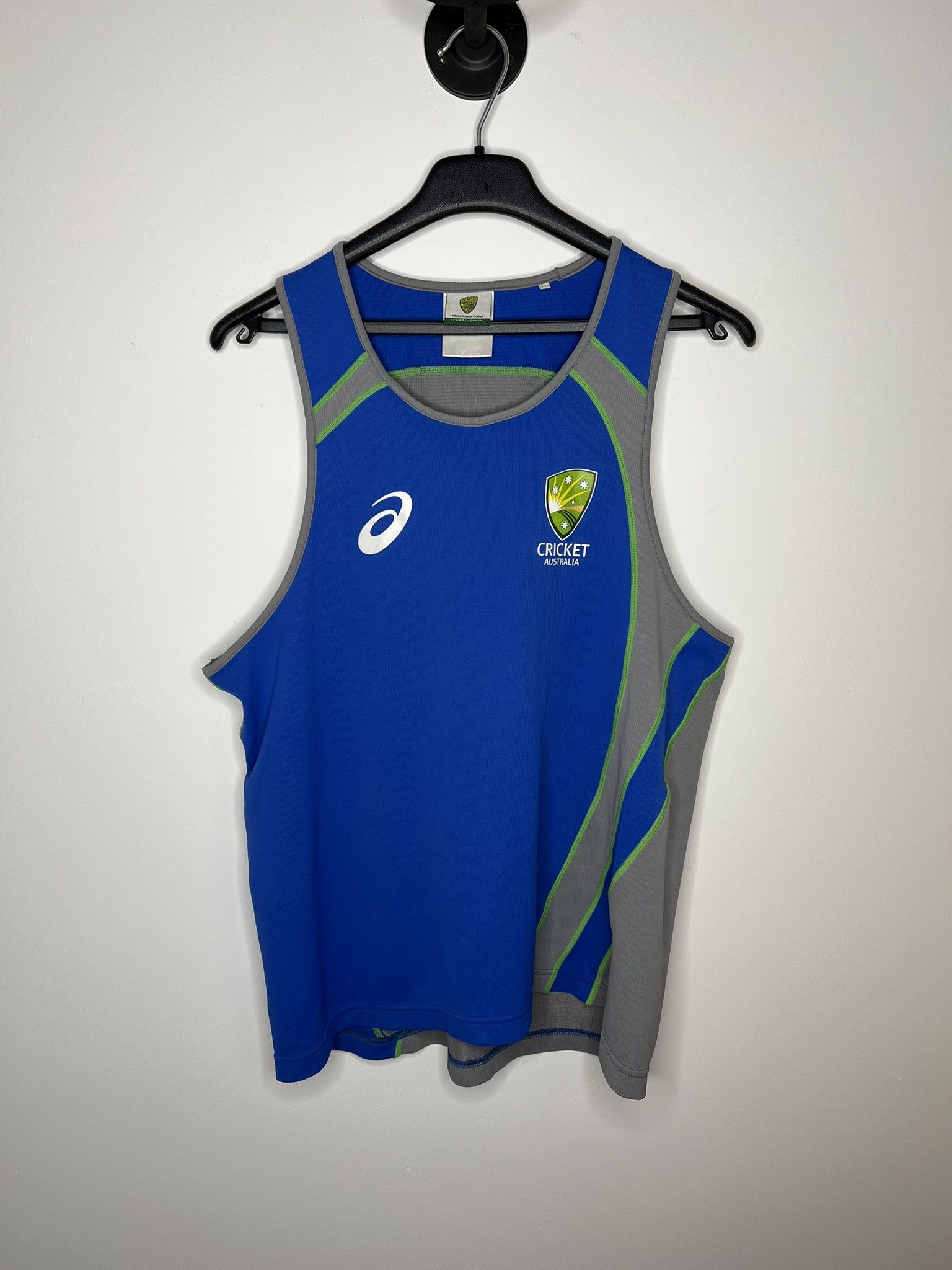 Asics AUSTRALIA CRICKET TRAINING KIT JERSEY SINGLET SHIRT ASICS Size US M / EU 48-50 / 2 - 1 Thumbnail