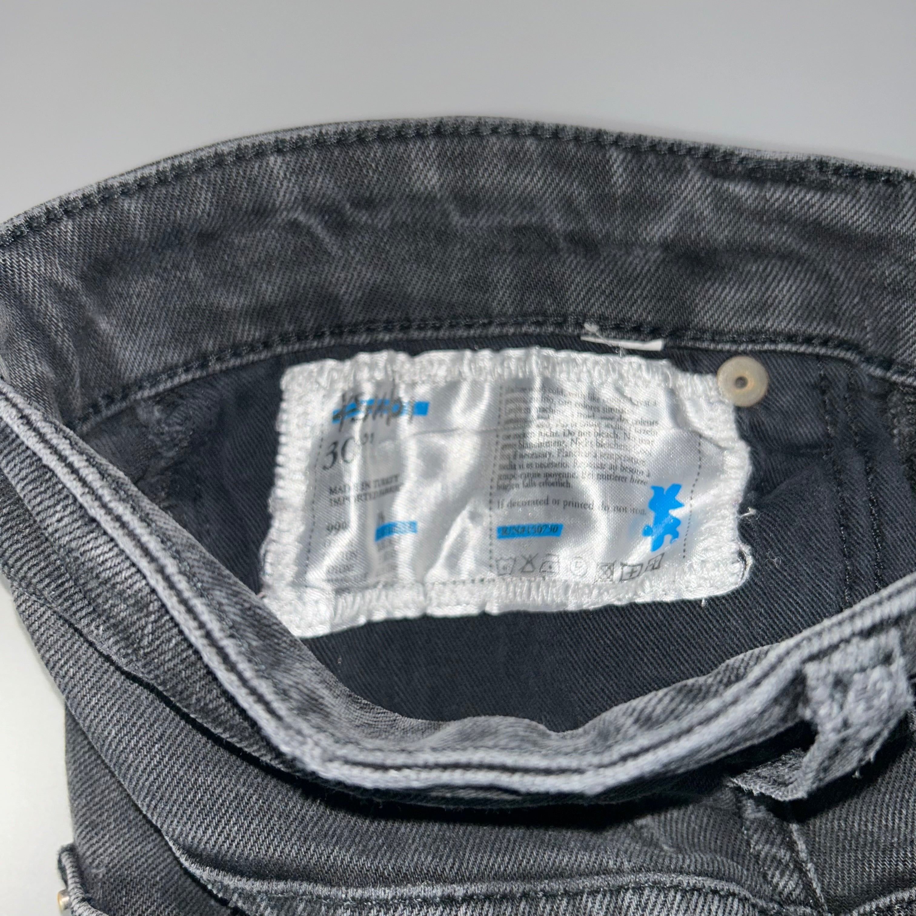 Ksubi Ksubi Jeans KM82 Stretch Faded Black button Fly Distressed Size US 34 / EU 50 - 3 Thumbnail