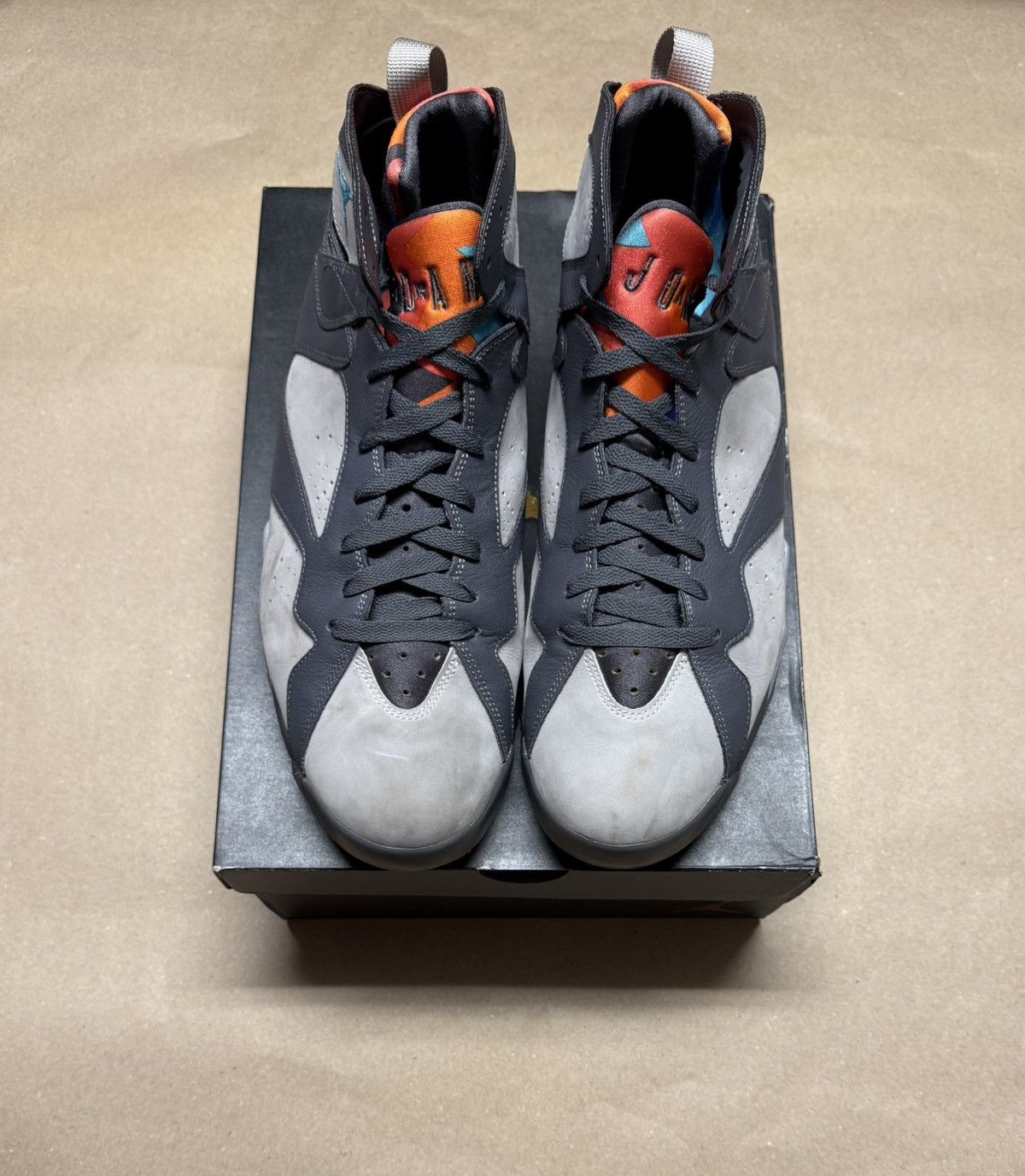 Jordan Brand Nike Air Jordan 7 VII Retro Barcelona Days Mens size 14! Size US 14 / EU 47 - 3 Thumbnail