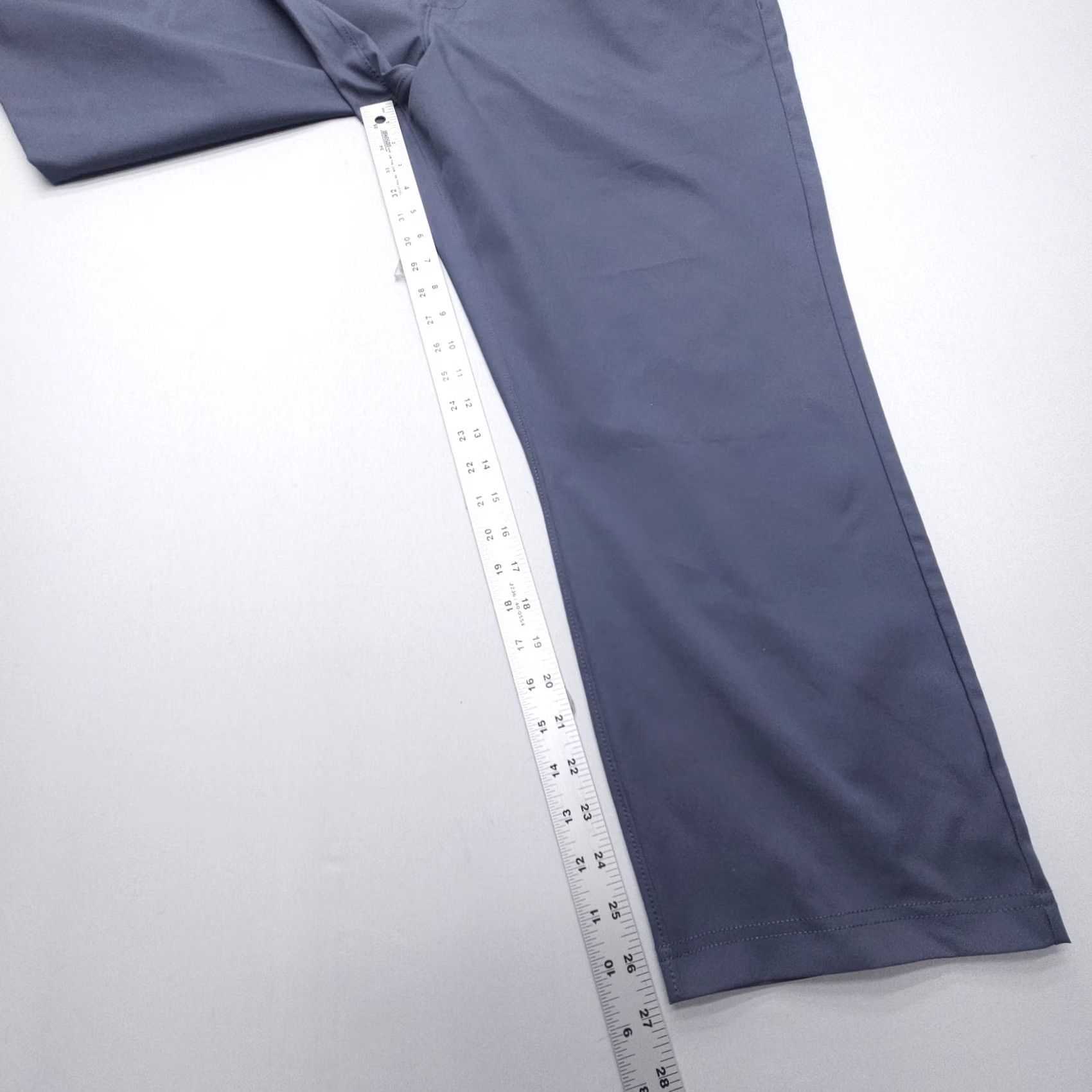 Vintage Public Rec Mens Chino Pants 40x28 Gray Stretch 5-Pocket Regular Inseam 27 Flat Front Business Casual Size US 40 / EU 56 - 5 Thumbnail