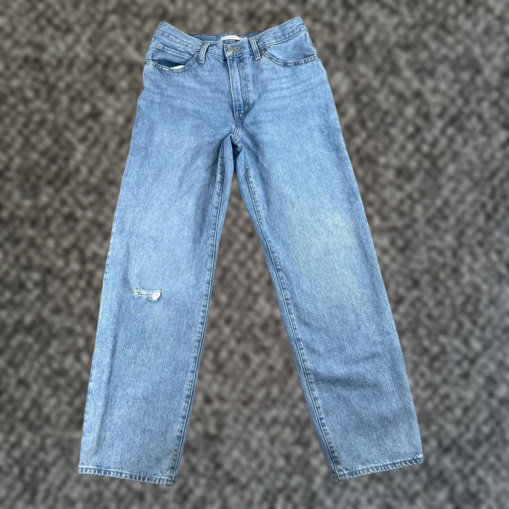 Levi's Levis 94 Baggy Jeans 28 Light Wash 90s Y2K Streetwear Womens Size 28" / US 6 / IT 42 - 1 Thumbnail
