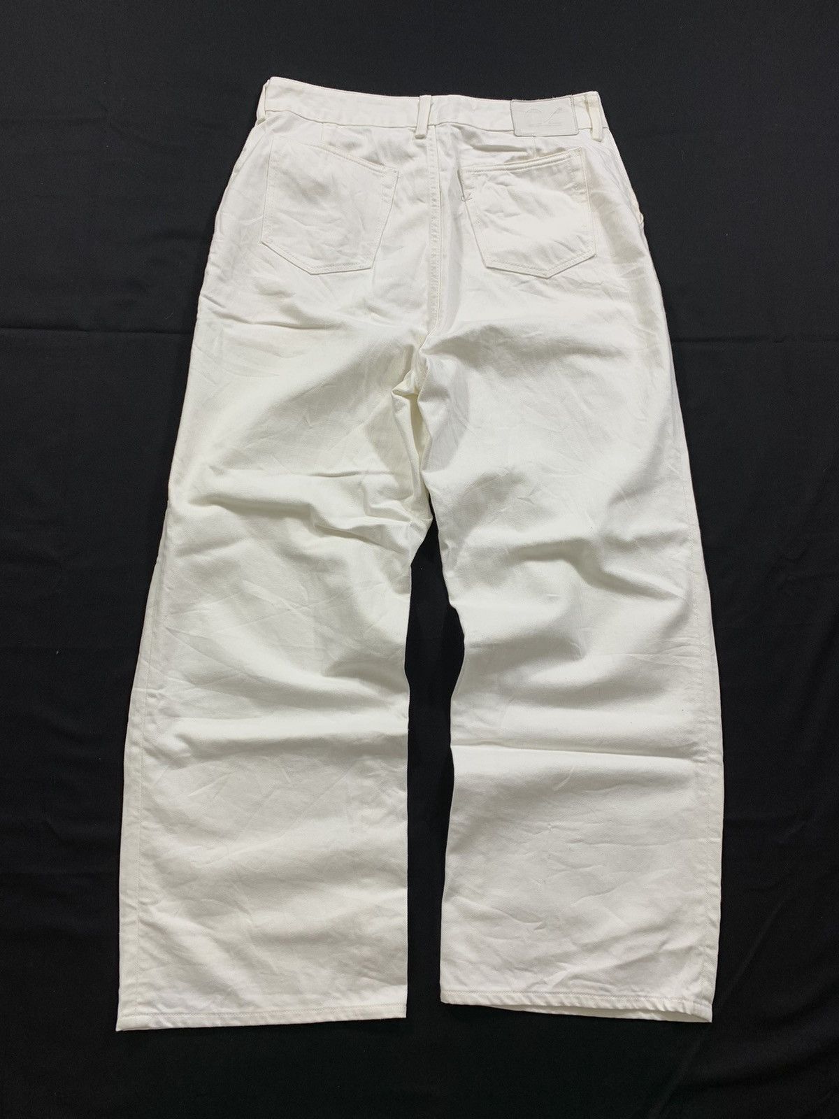 45rpm Japanese 45Rpm White Pants Jeans Size US 29 - 2 Thumbnail