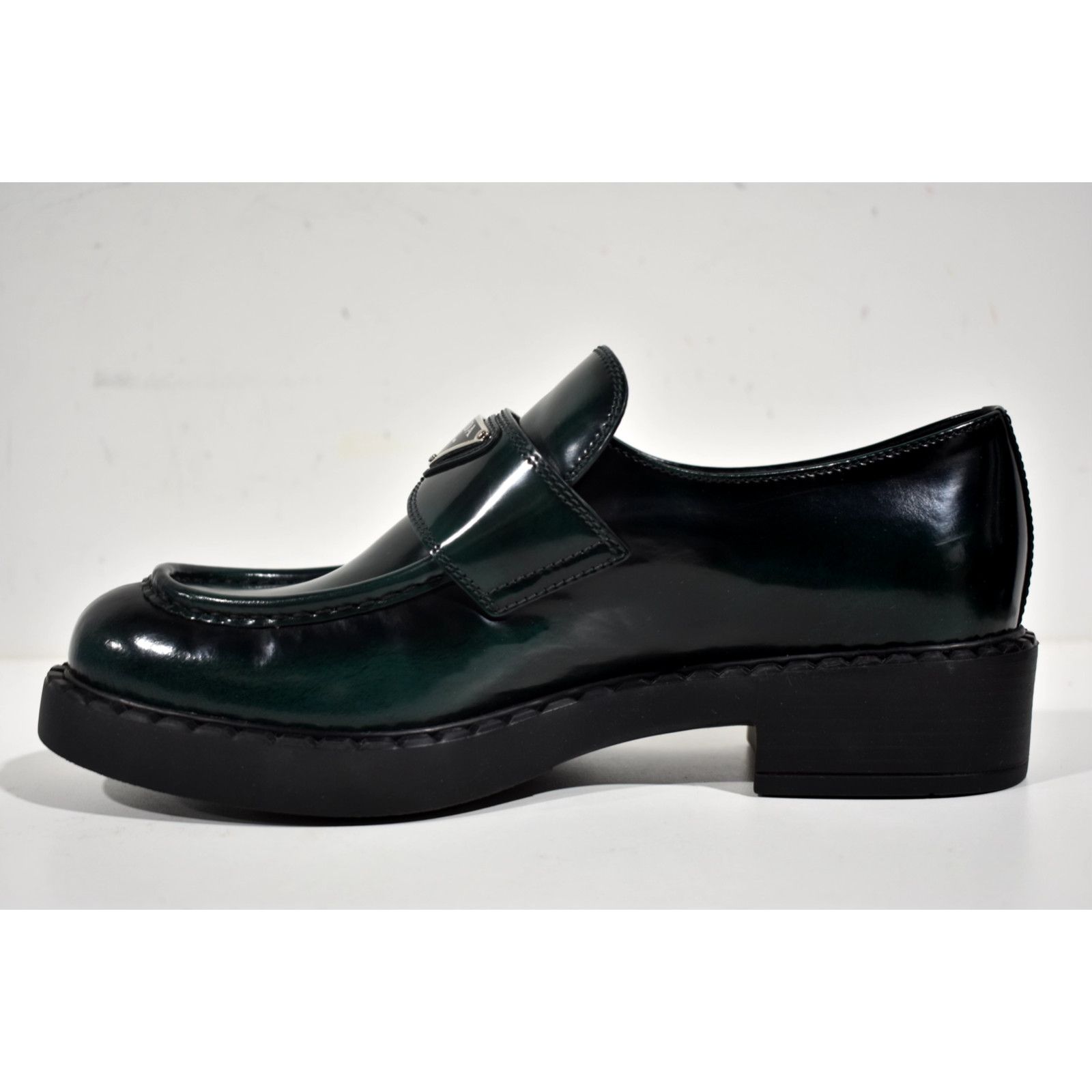 Prada Spazzolato Bosco Platform Loafer Creeper Slip On Flat 40.5 Size US 10.5 / IT 40.5 - 9 Thumbnail