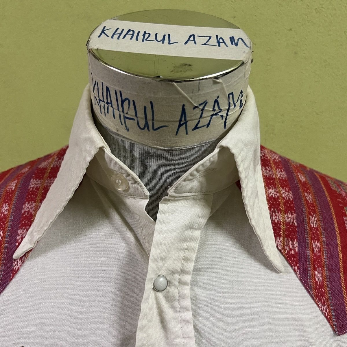 Levi's × Levi's Vintage Clothing × Vintage Vintage 70s Levi's White Tab Chambray Western Shirt Size US M / EU 48-50 / 2 - 3 Thumbnail