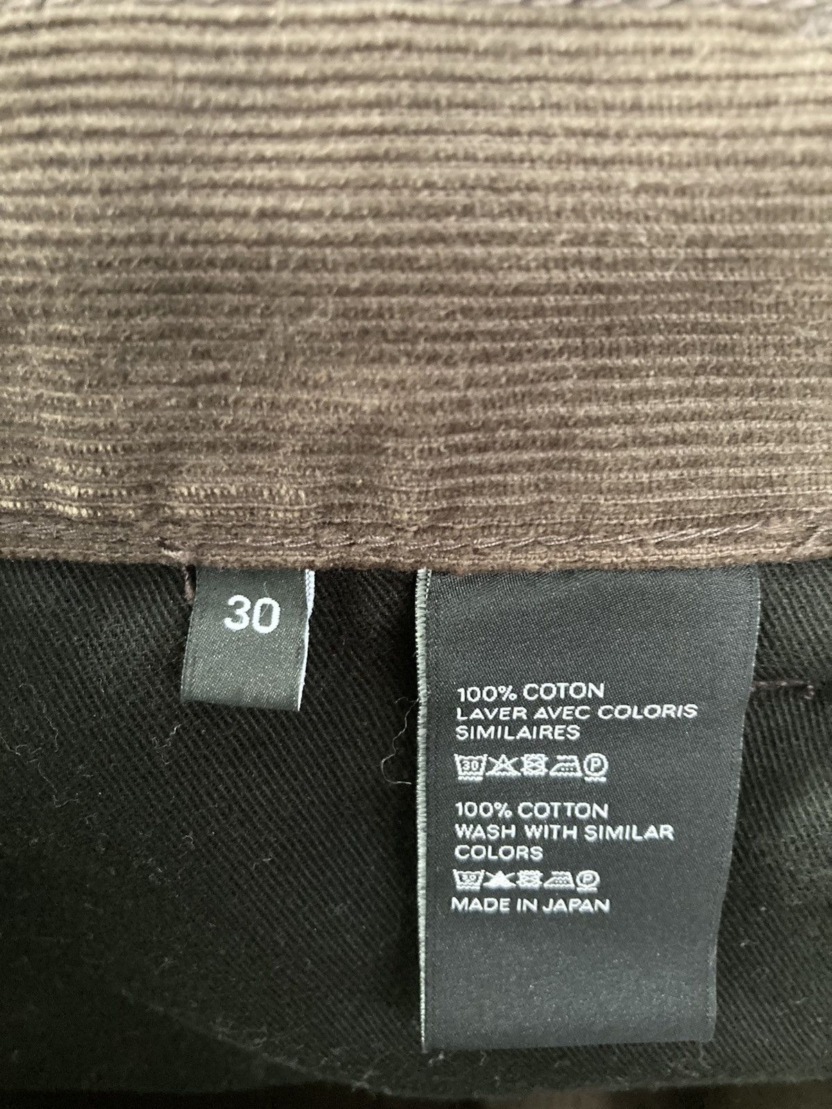 Celine × Hedi Slimane FW20 Celine Corduroy Velour Brown Pants 2020 Hedi Slimane Size US 30 / EU 46 - 5 Thumbnail
