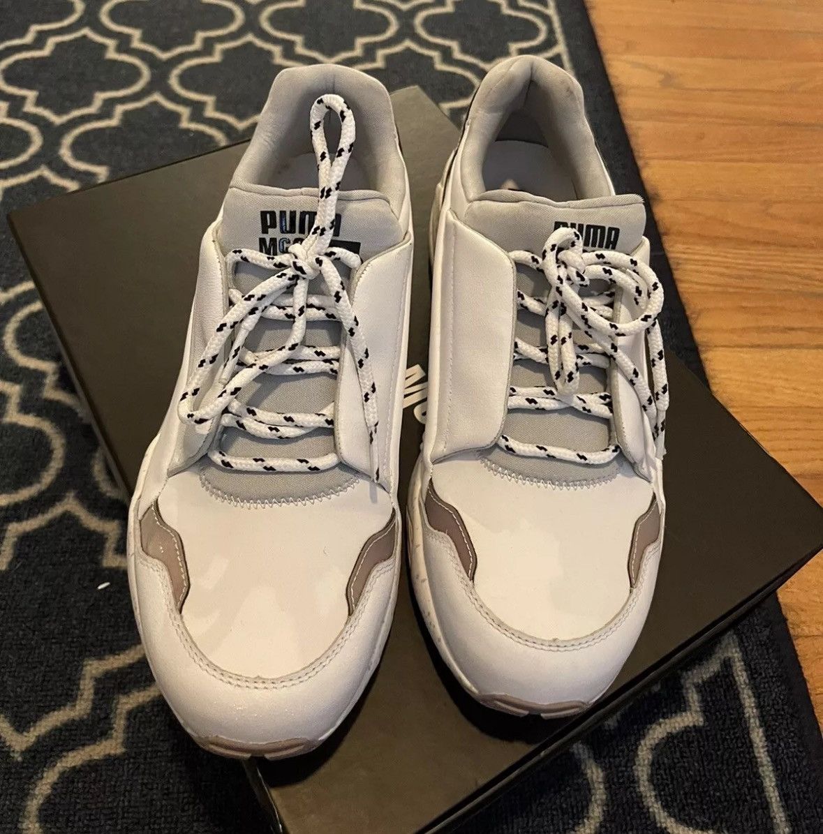 Alexander McQueen × McQ Alexander McQueen × Puma Puma Alexander McQueen mcq white reflective sneaker size 10 Size US 10 / EU 43 - 3 Thumbnail