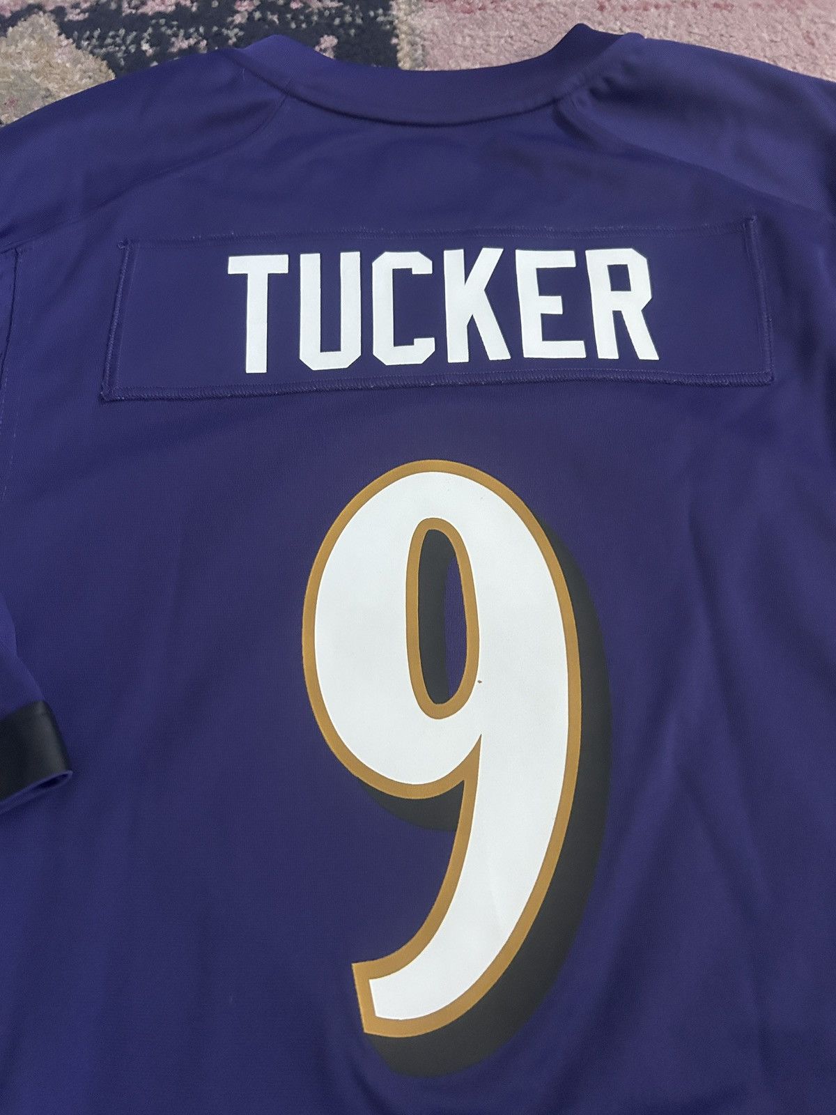 NFL Nike Baltimore Ravens Justin Tucker #9 Purple Game Jersey Size US L / EU 52-54 / 3 - 5 Thumbnail