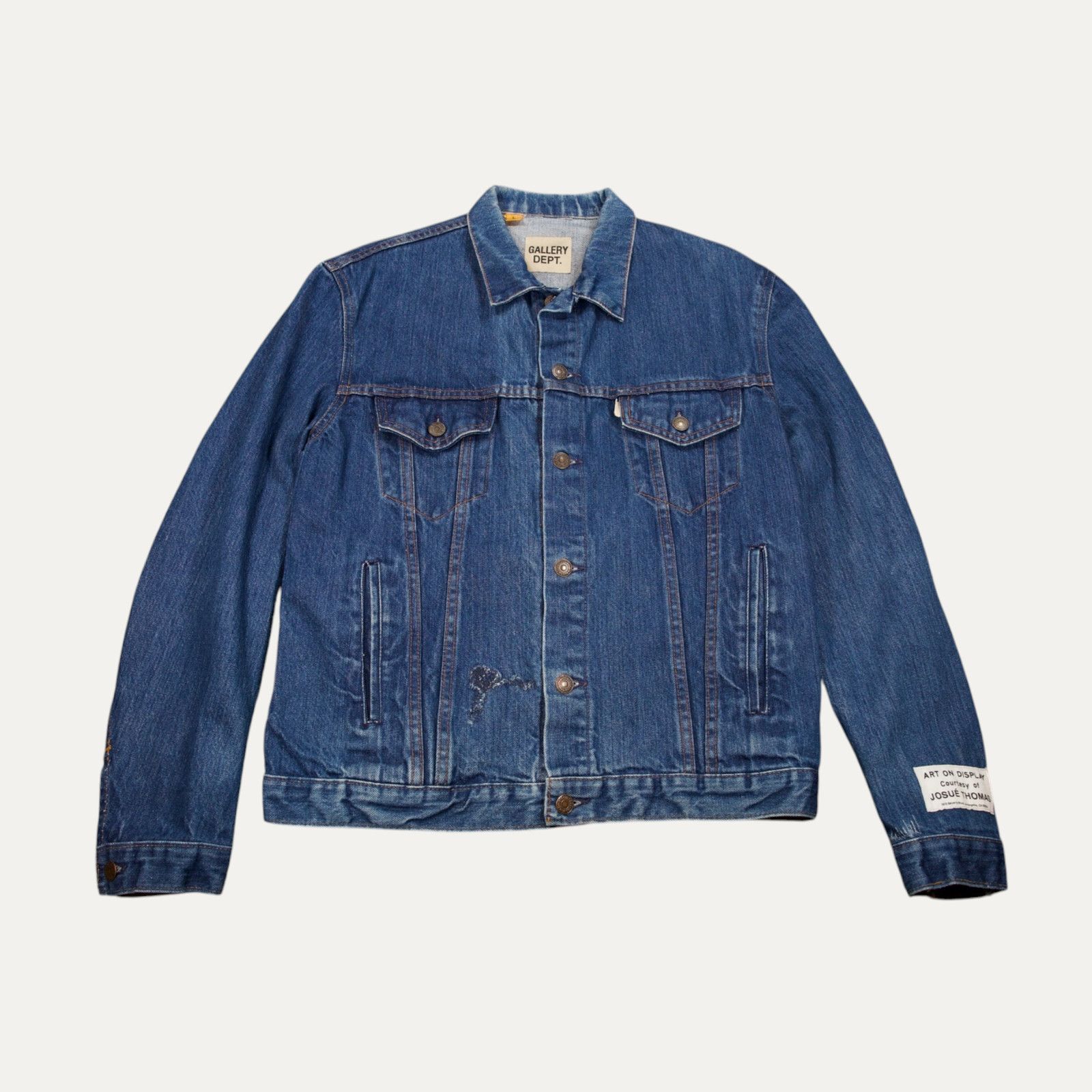 Gallery Dept. Gallery Dept Blue Denim Jacket Size US L / EU 52-54 / 3 - 2 Thumbnail