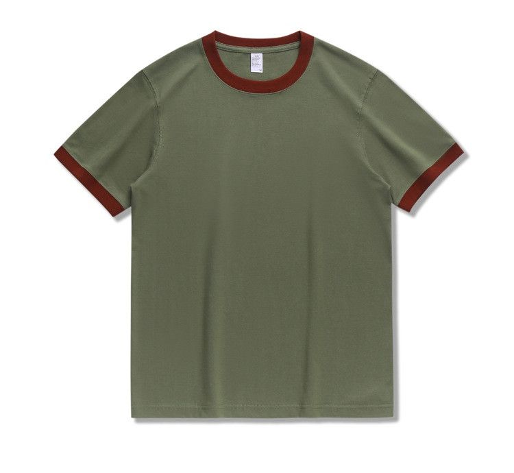 Japanese Brand × Vintage Vintage Plain Ringer Thick Workwear Tshirt Size US S / EU 44-46 / 1 - 1 Thumbnail