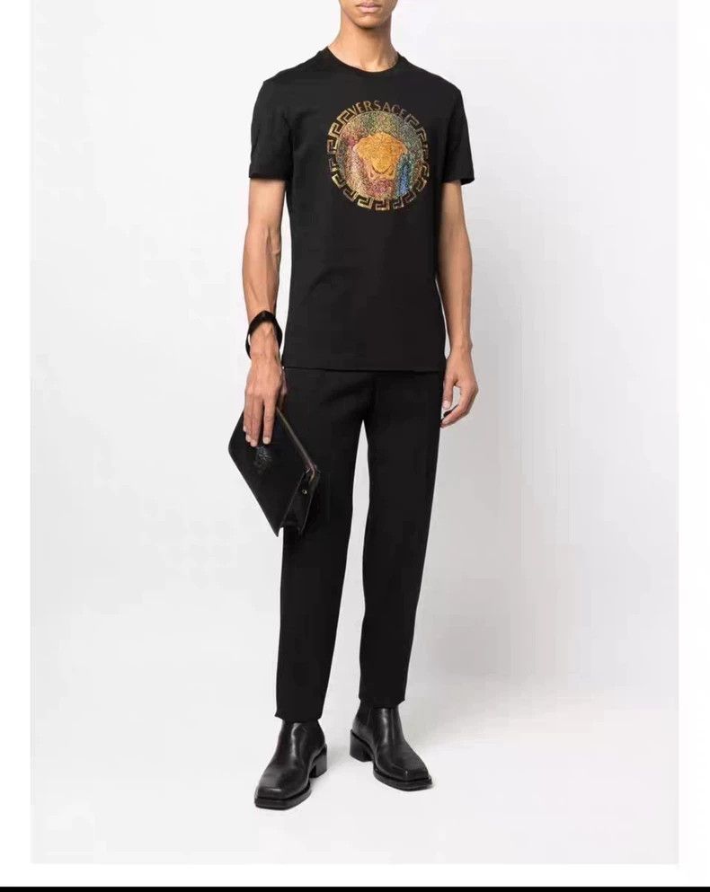Versace Versace Full diamond short sleeves Size US S / EU 44-46 / 1 - 9 Thumbnail