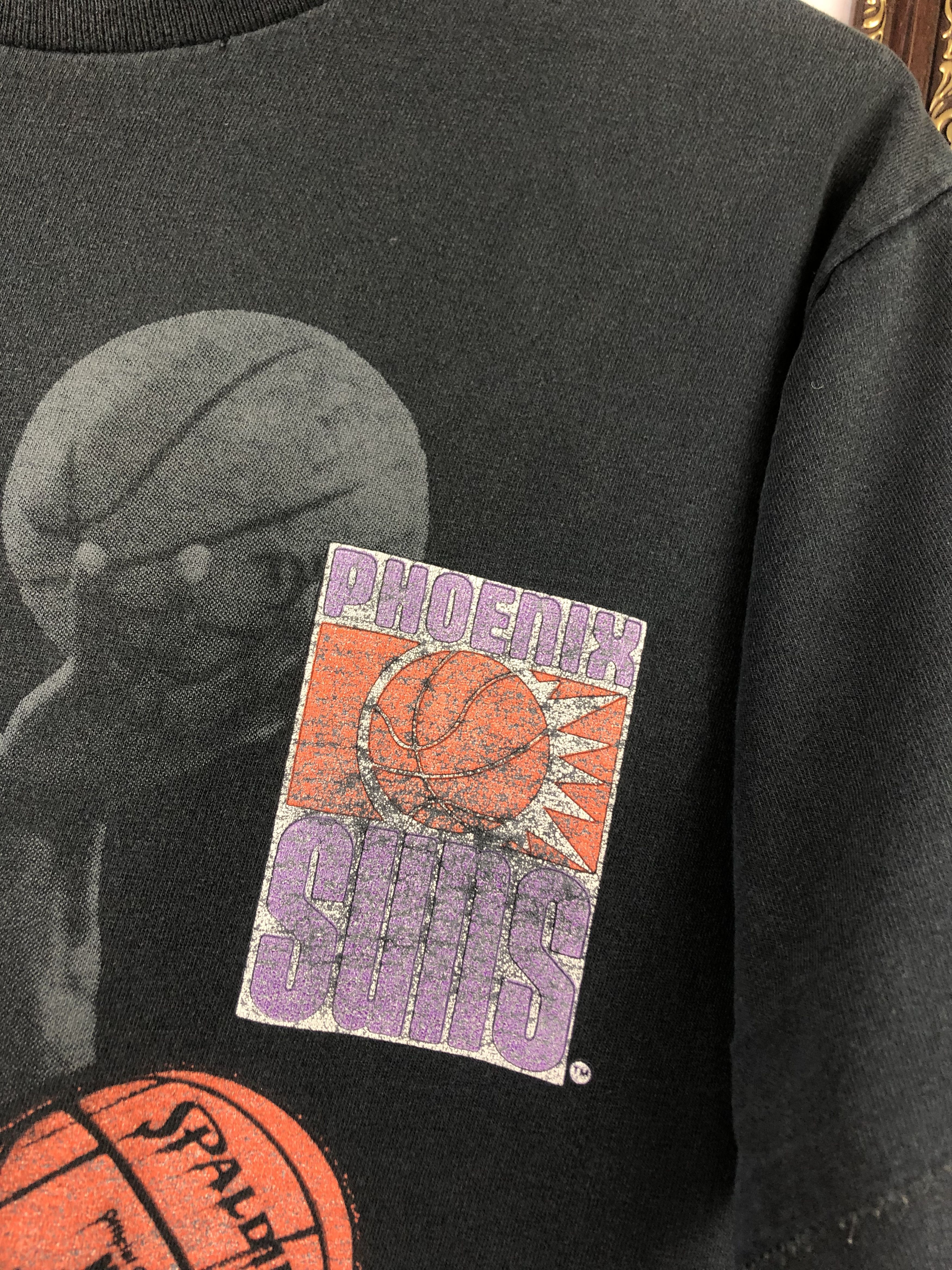 NBA × Vintage Vintage Phoenix Suns Over Print Shirt Barkley NBA Faded Rare Size US M / EU 48-50 / 2 - 6 Thumbnail