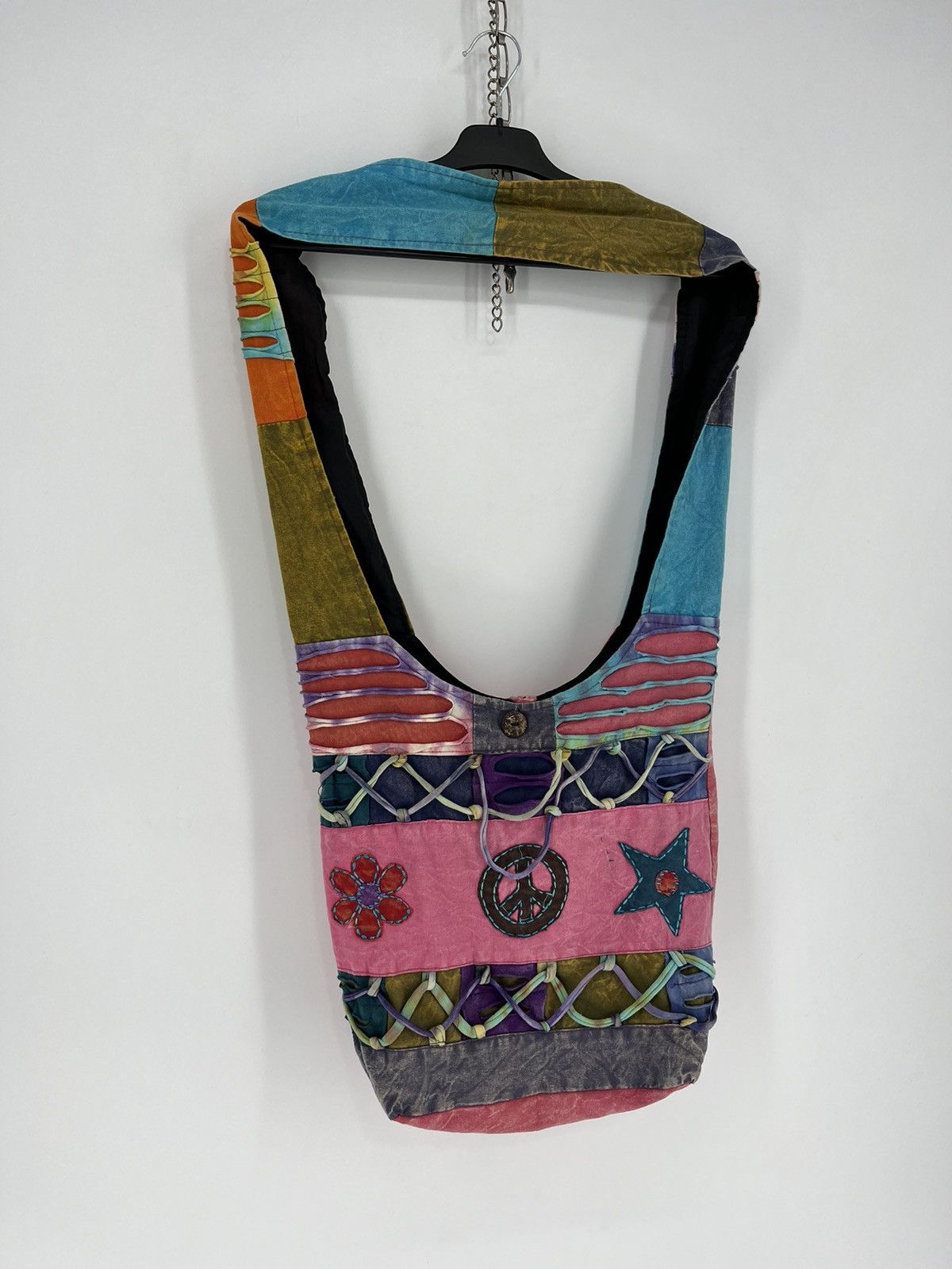 Japanese Brand Vintage Y2K Japanese Shopper Crossbody Hippie Bag Style Size ONE SIZE - 2 Thumbnail
