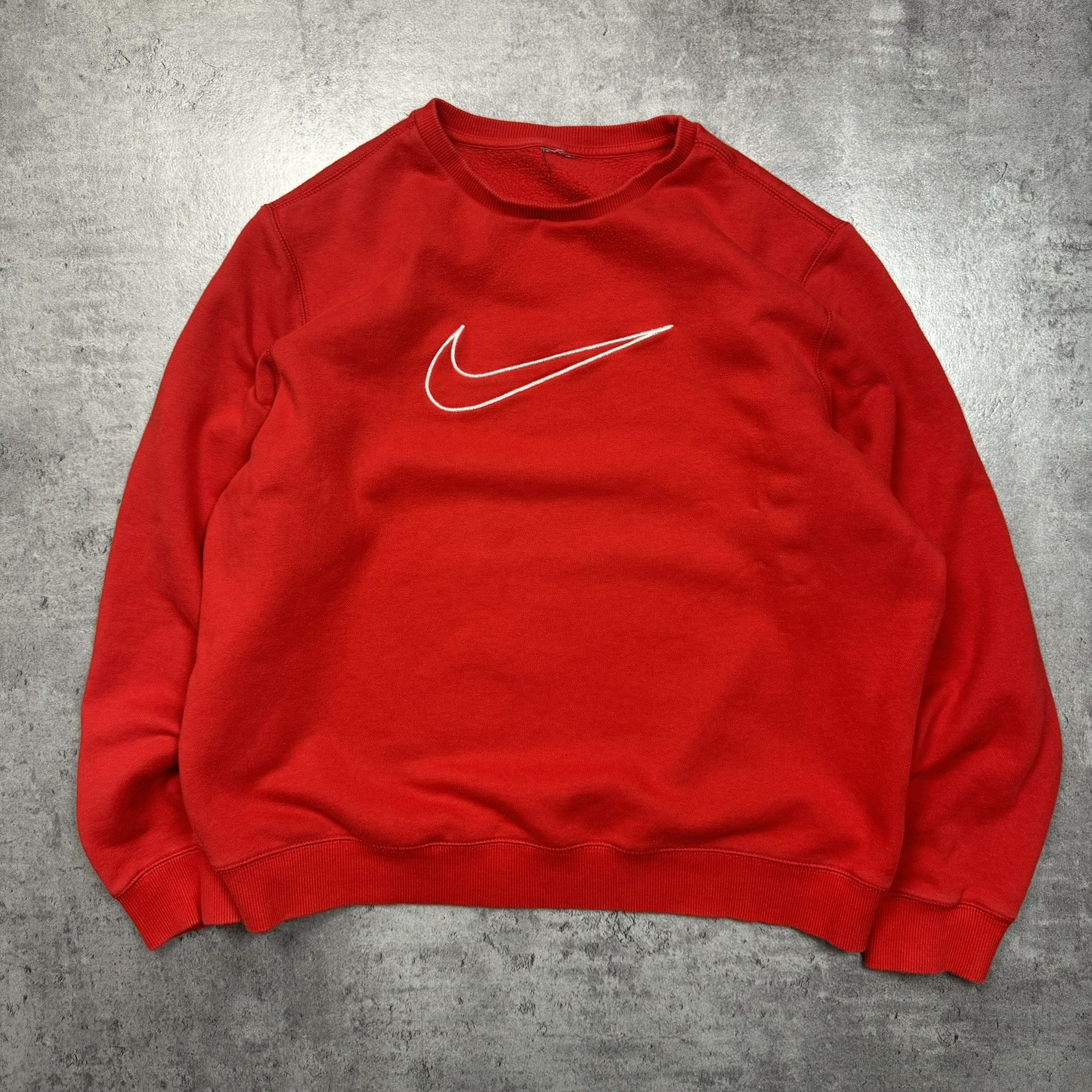 Nike × Vintage Nike center swoosh crewneck Size US XL / EU 56 / 4 - 1 Thumbnail