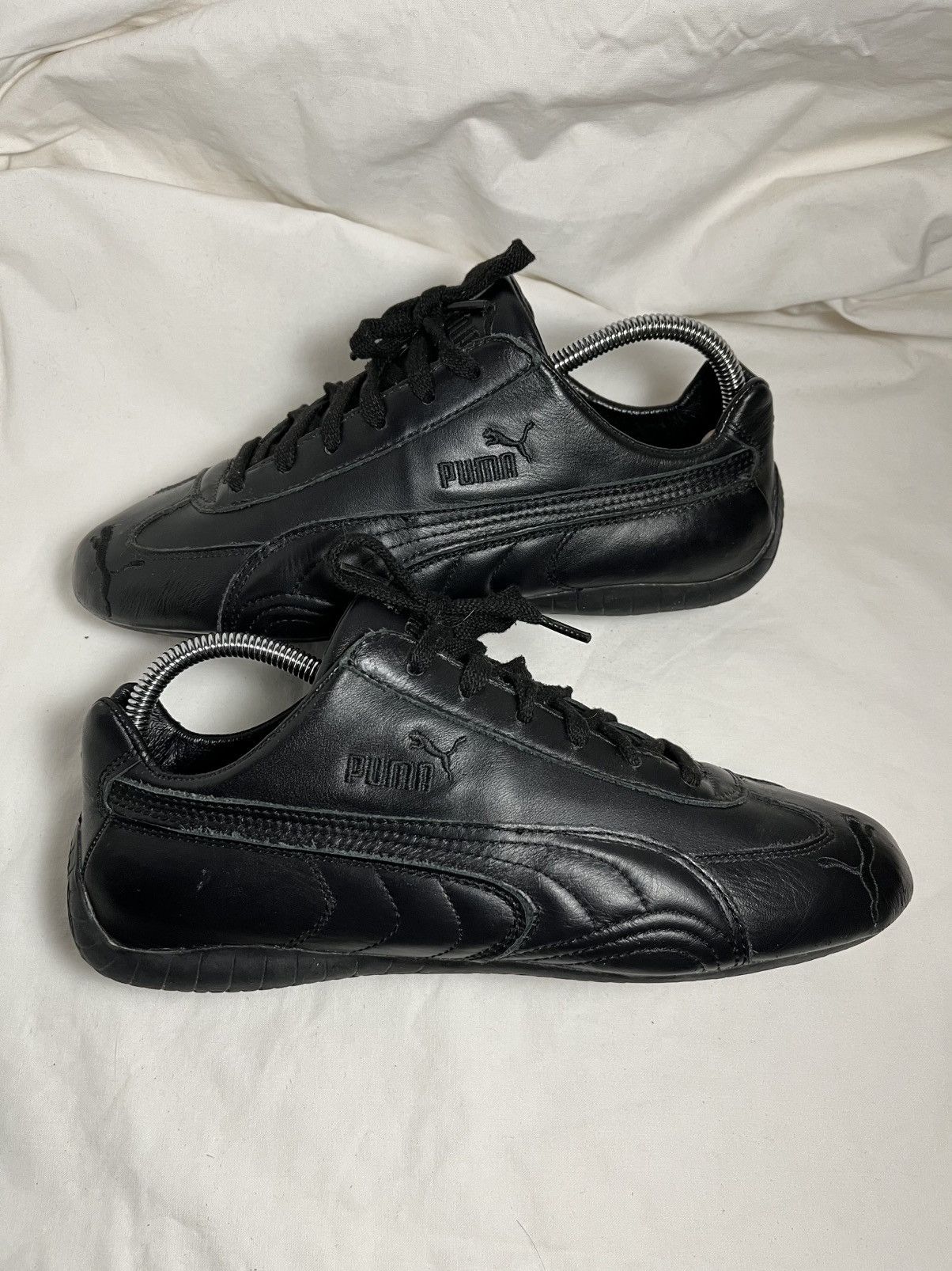 Puma × Vintage Vintage Puma Speedcat Black Leather Shoes Sneakers Y2K Size US 9.5 / EU 42-43 - 1 Thumbnail