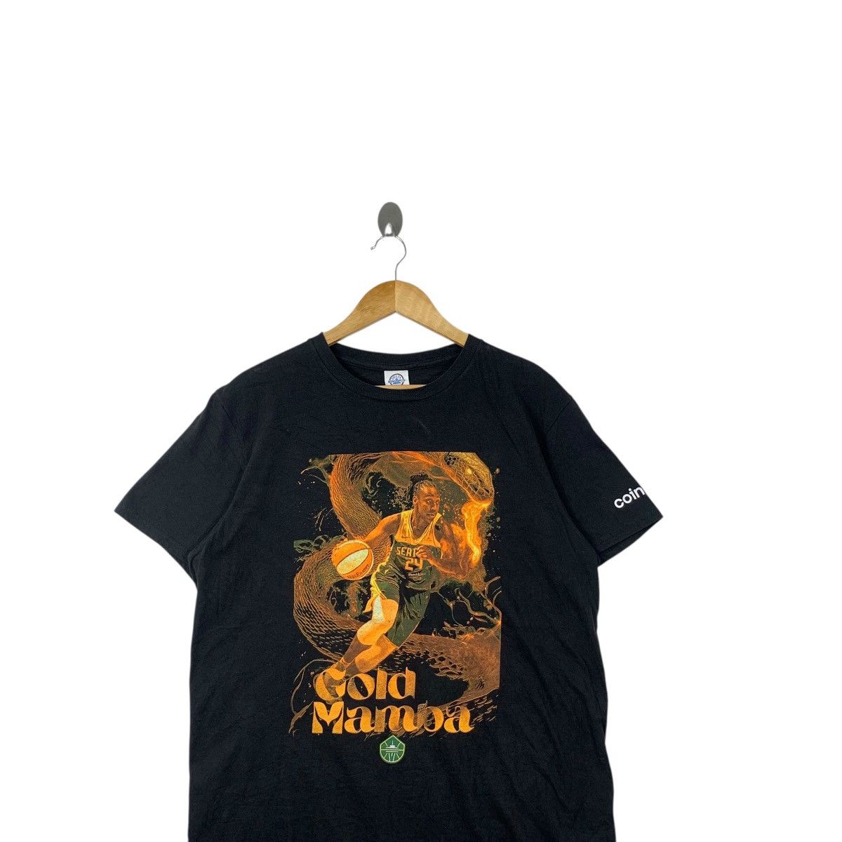 Other SEATTLE STORM JEWELL LOYD Gold Mamba WNBA Tee Shirt Top Size L / US 10 / IT 46 - 2 Thumbnail