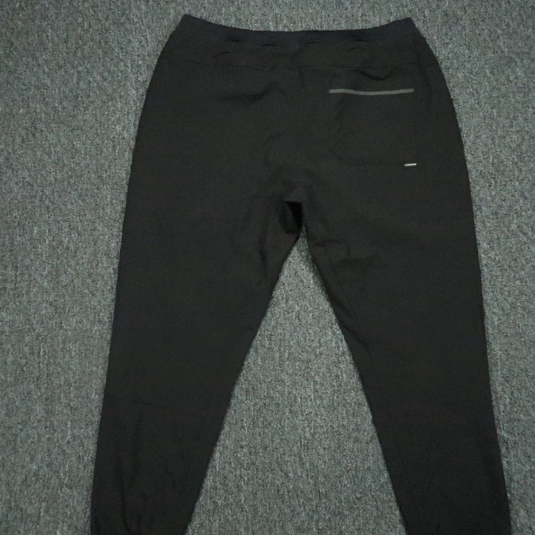 Vintage LEGENDS Pants Men XL Black Aviation Athletic Jogger Performance Zip Pocket Size US 36 / EU 52 - 4 Thumbnail
