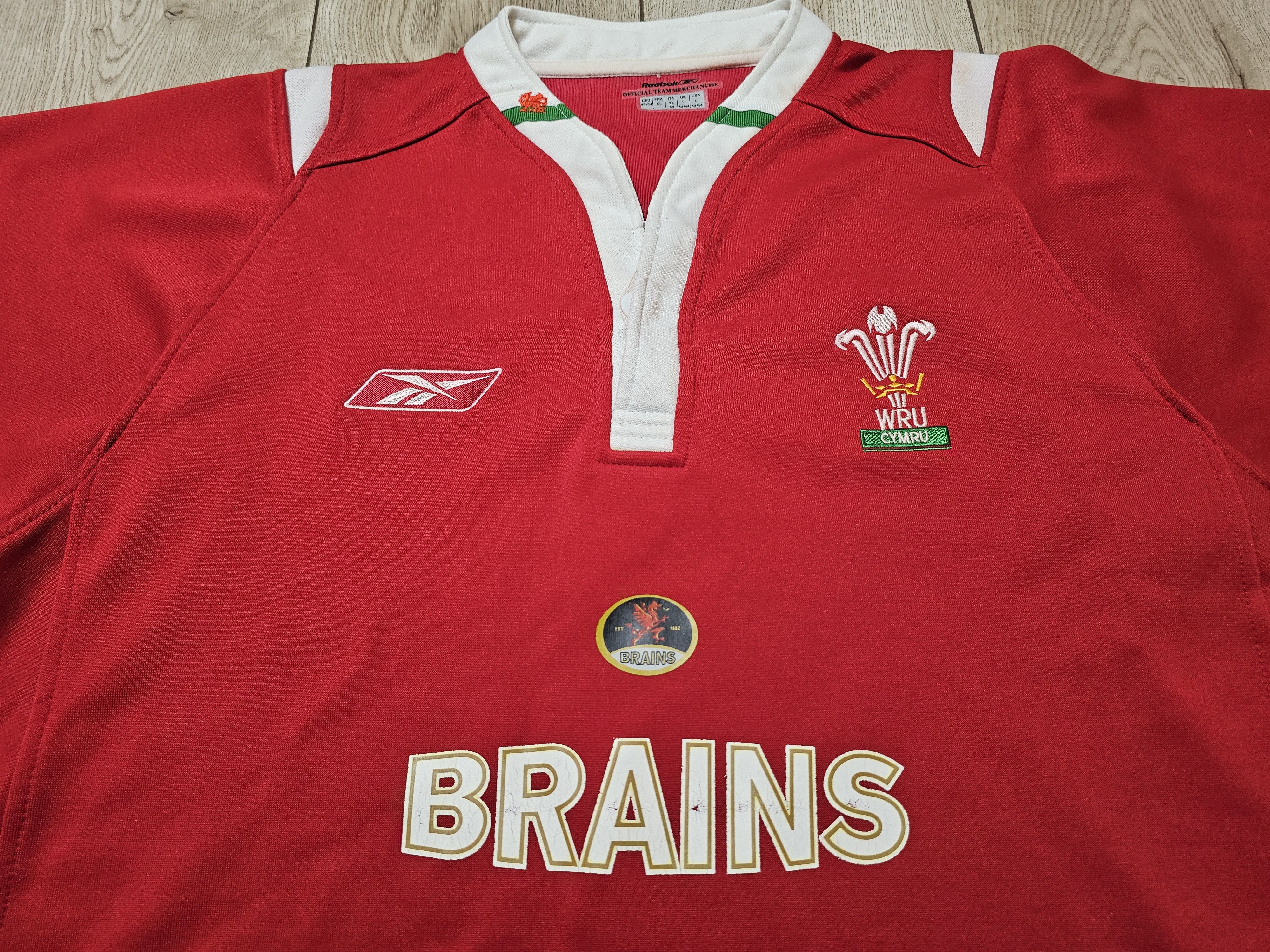 Reebok WALES RUGBY JERSEY VINTAGE 2004 2006 WRU RUGBY SHIRT Size US XL / EU 56 / 4 - 3 Thumbnail
